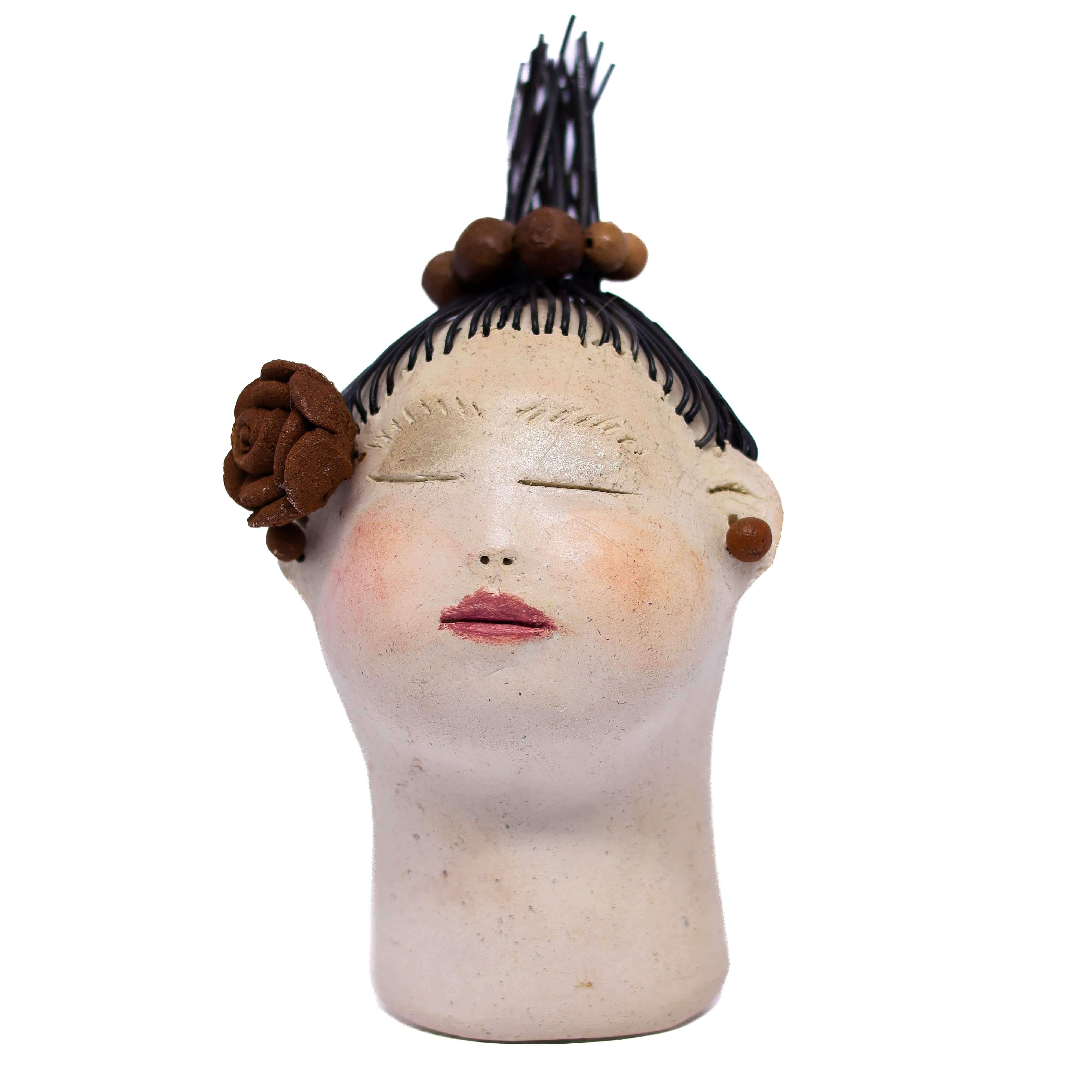 Escultura Cabeça Mini Nené Cavalcanti 29