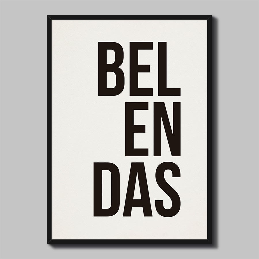 Pôster Decorativo BELENDAS