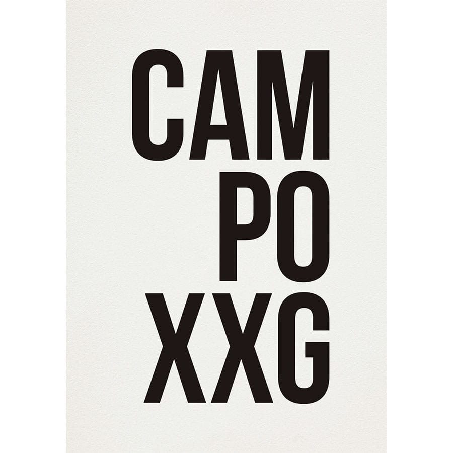 Pôster Decorativo CAMPOXXG