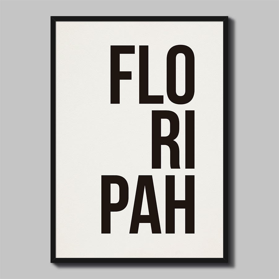 Pôster Decorativo FLORIPAH
