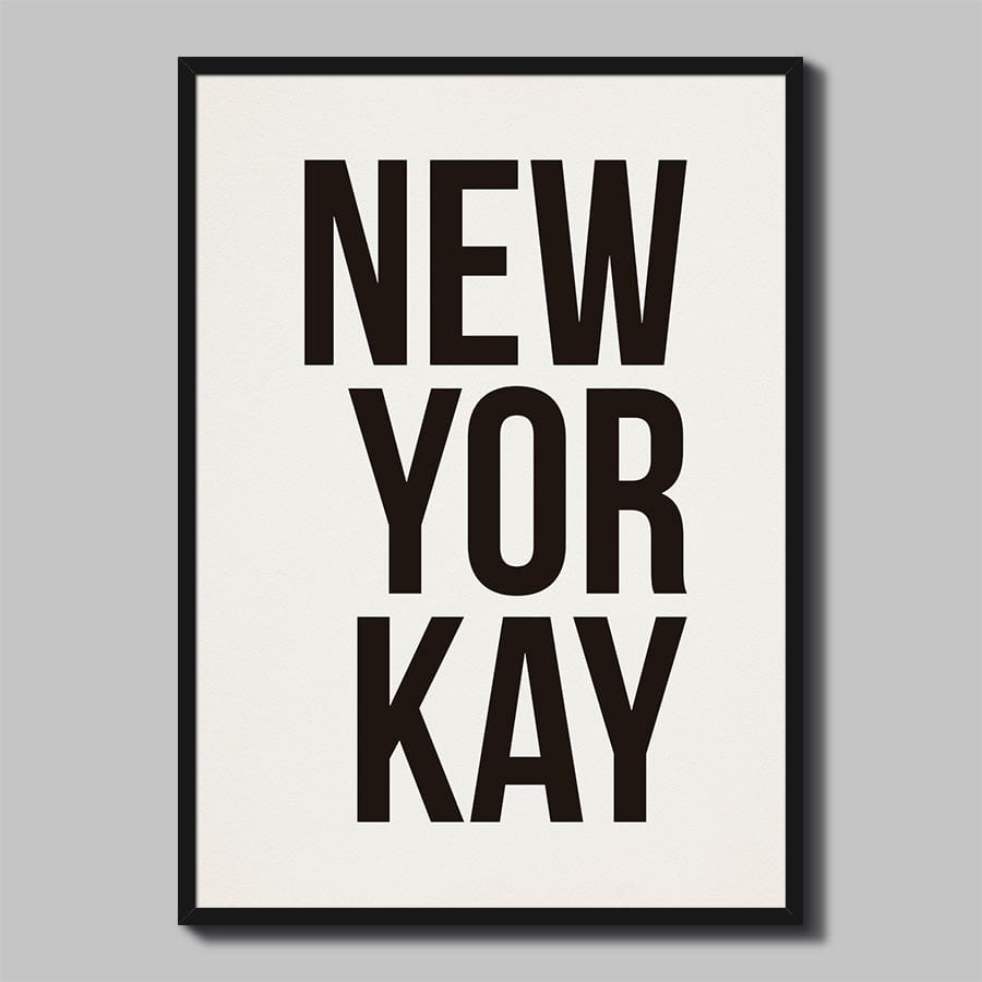 Pôster Decorativo NEWYORKAY