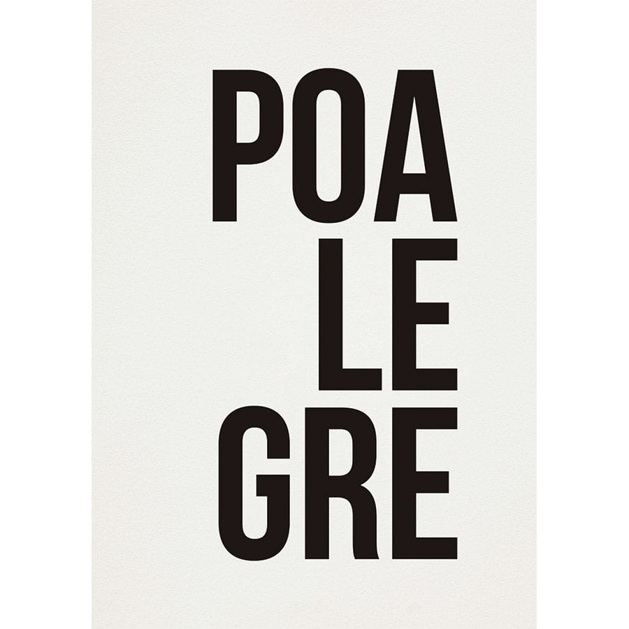 Pôster Decorativo POALEGRE