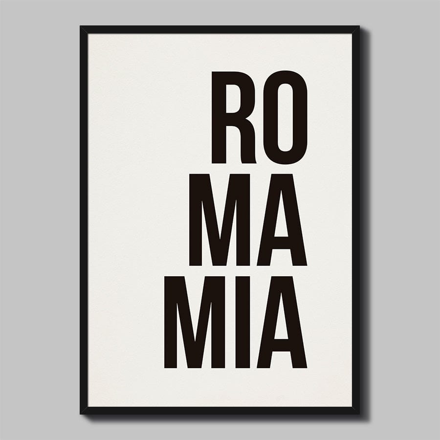 Pôster Decorativo ROMAMIA