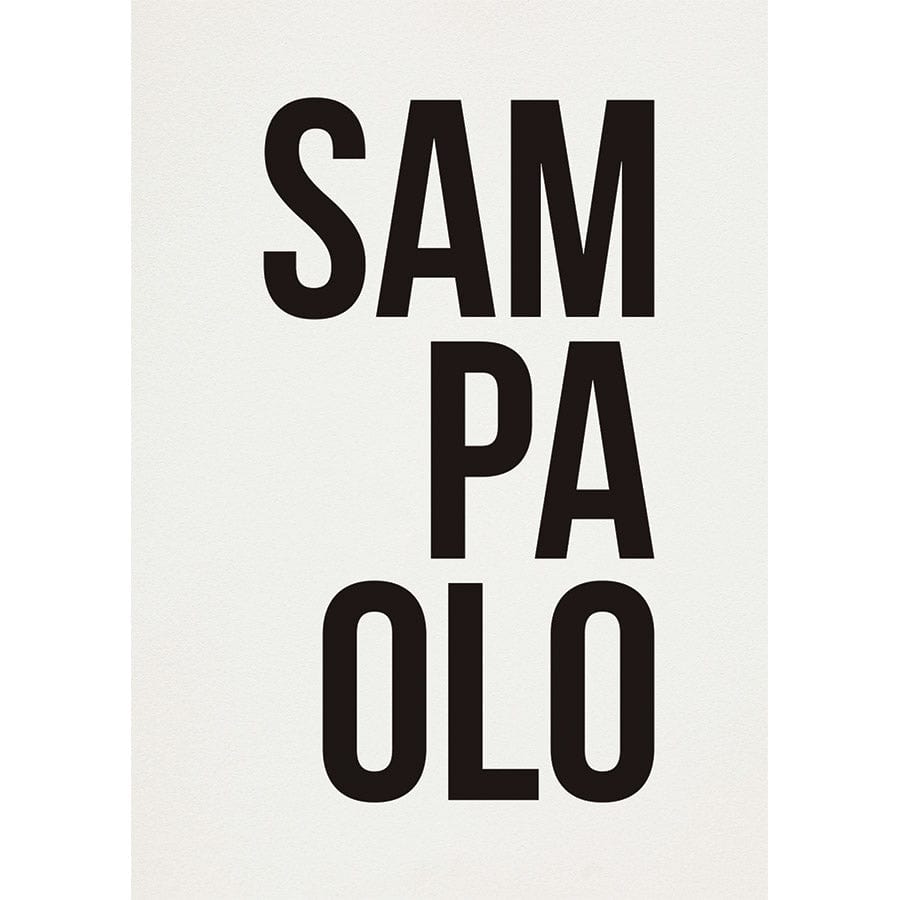 Pôster Decorativo SAMPAOLO