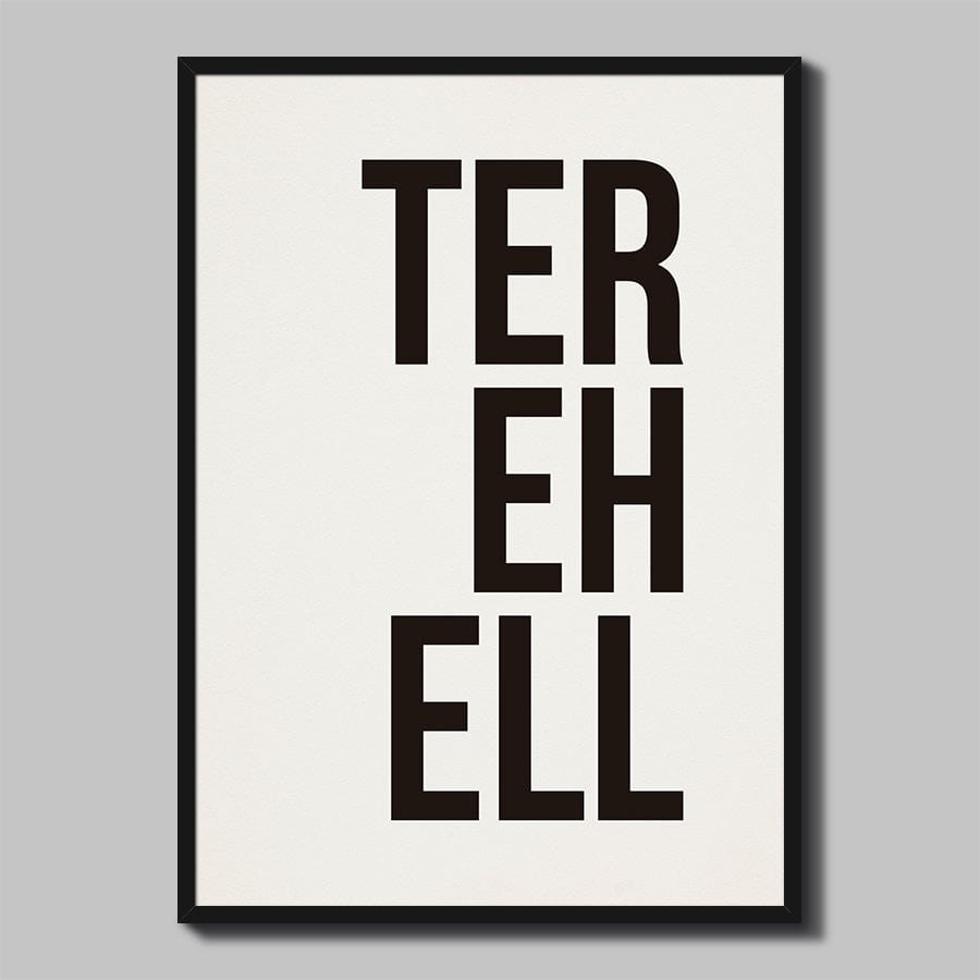 Pôster Decorativo TEREHELL