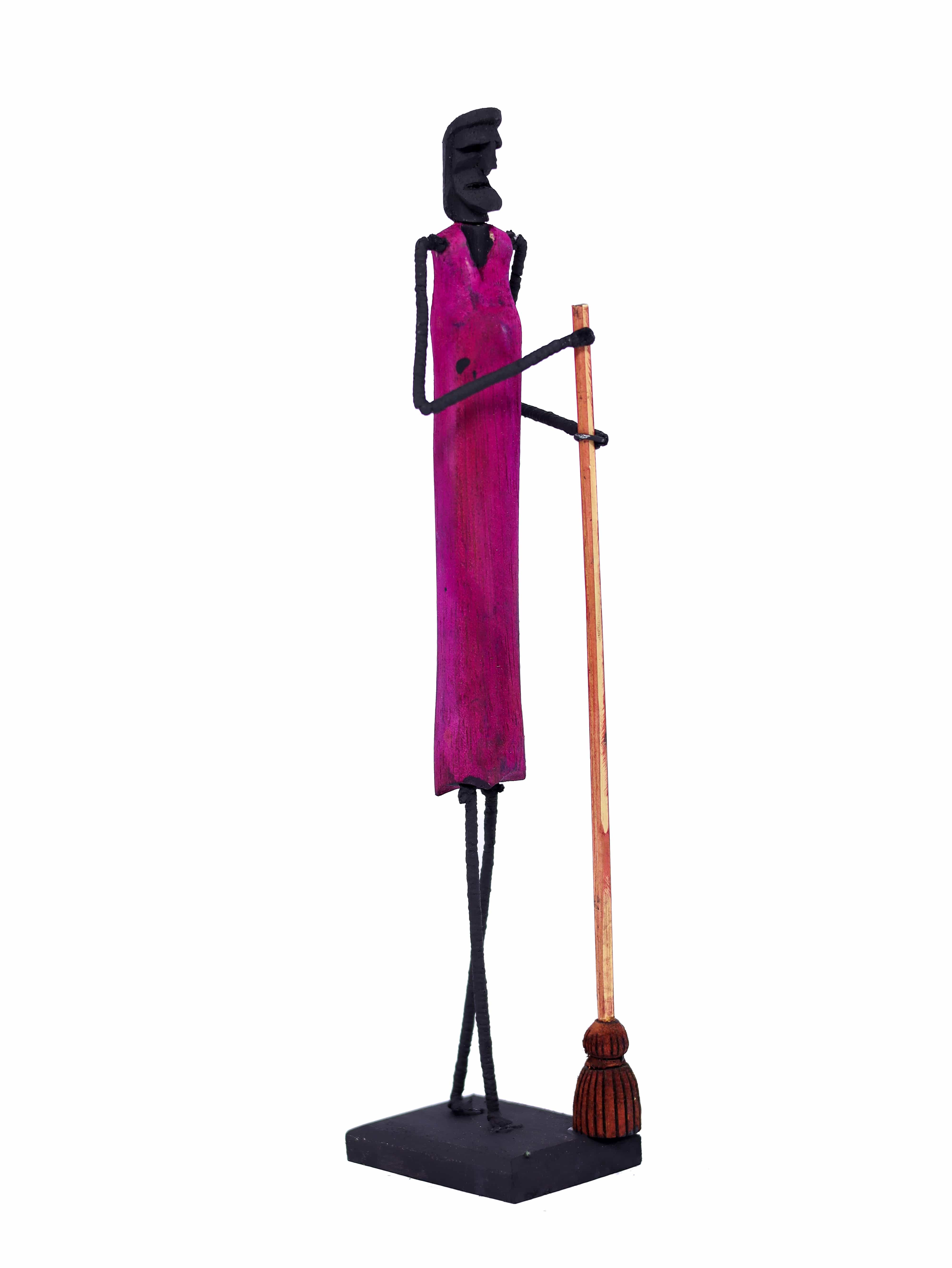 Escultura Madeira e Arame 01