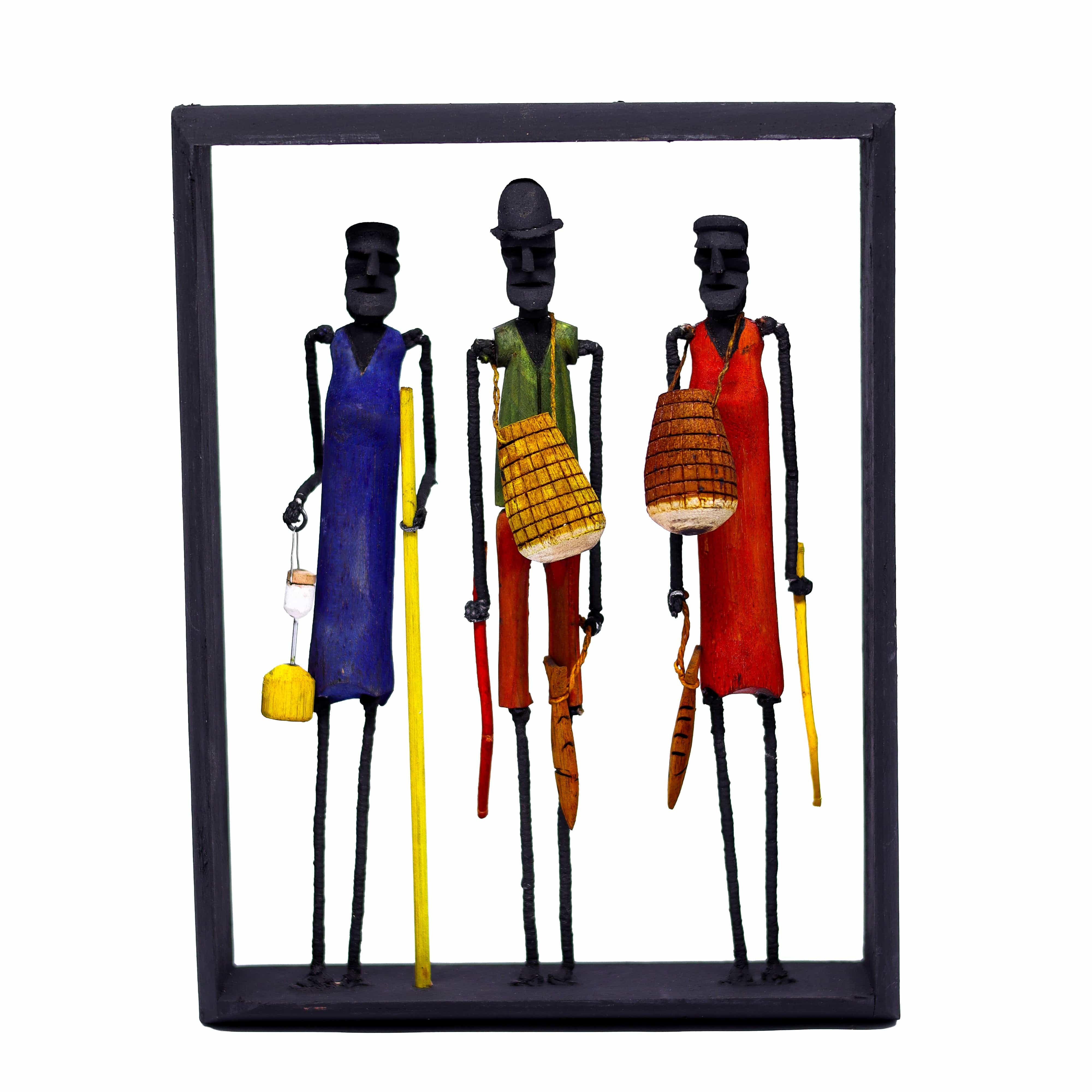 Quadro Trio de Pescadores