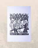 Xilogravura O corte de Cana P