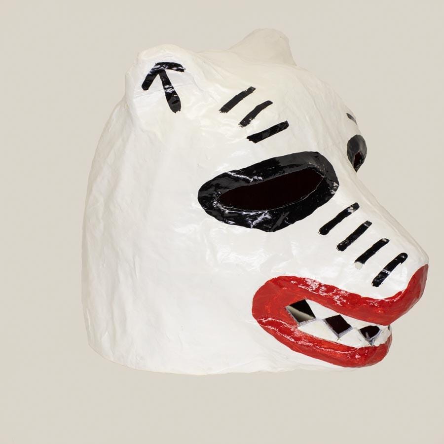 Máscara Cabeça La Ursa Branca