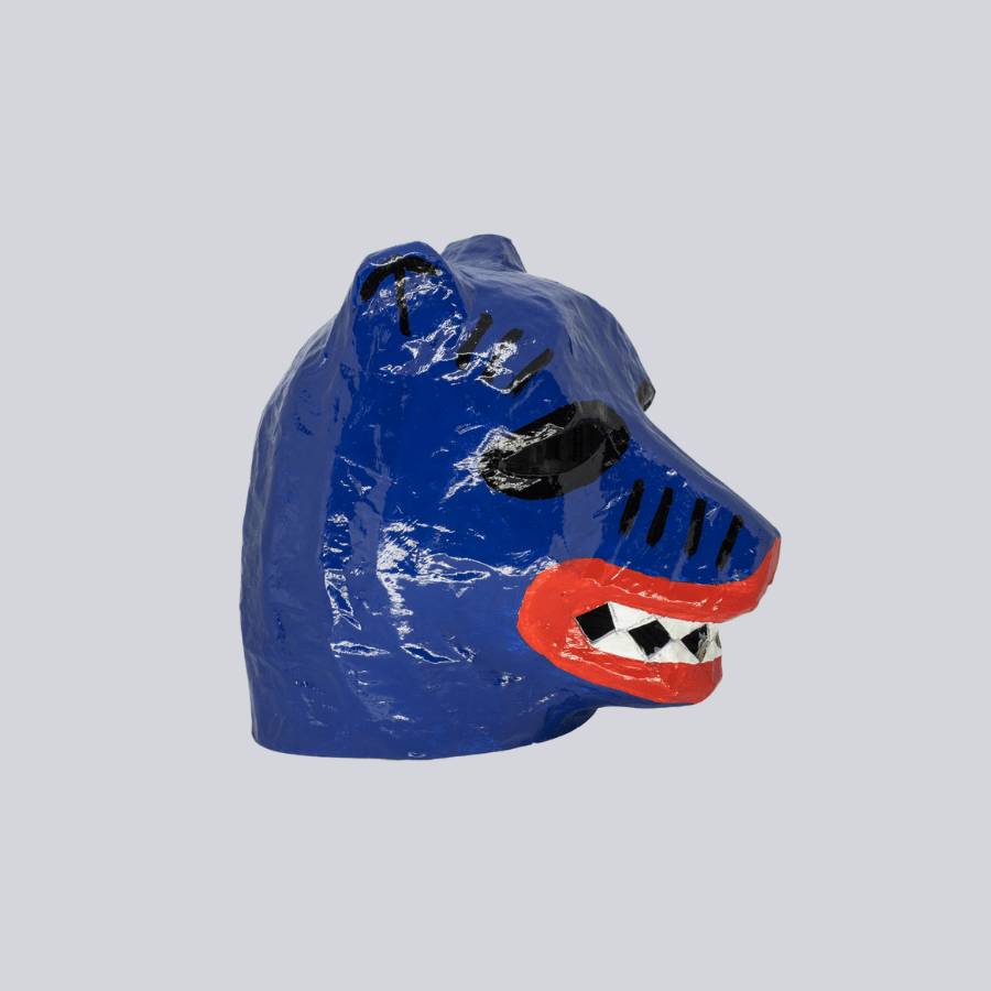 Máscara Cabeça La Ursa Azul