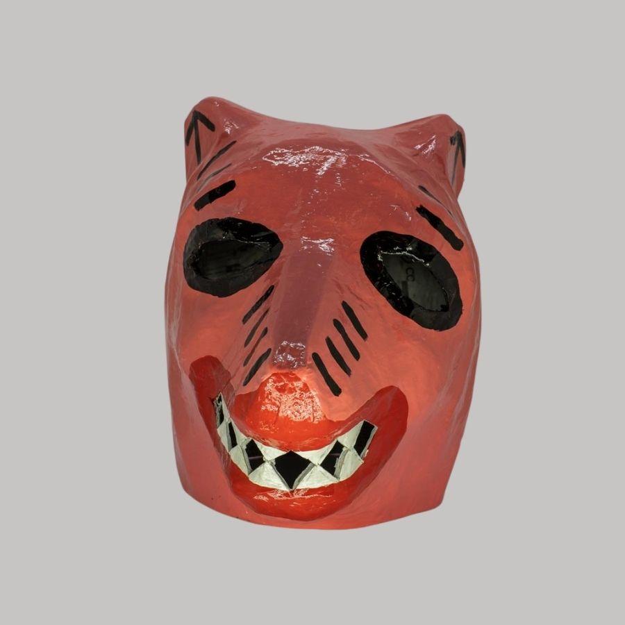 Máscara Cabeça La Ursa Rosa
