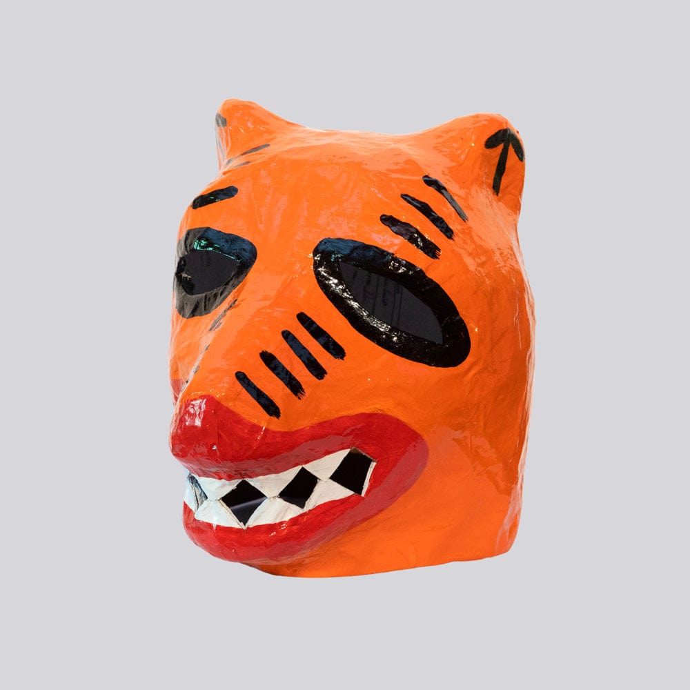 Máscara Cabeça La Ursa Laranja