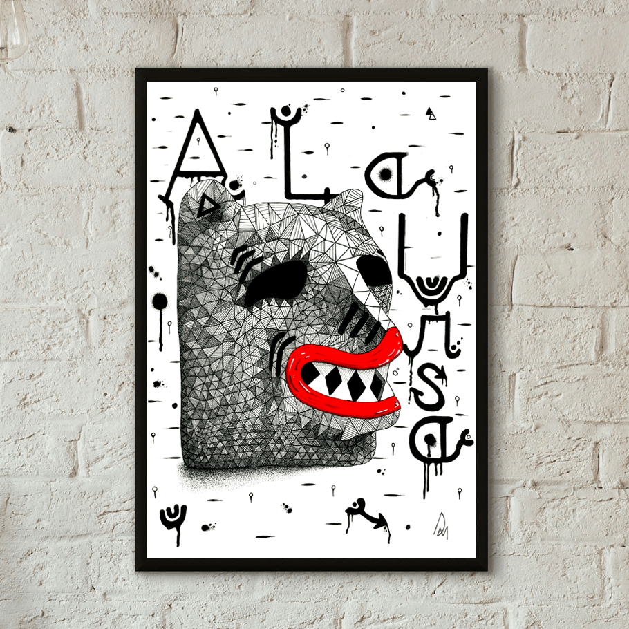 Print Armorial Spray