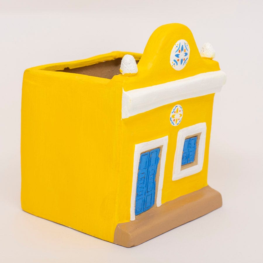 Vaso para Plantas Casario Amparo Amarelo P