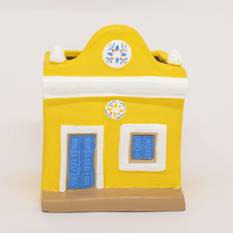 Vaso para Plantas Casario Amparo Amarelo P