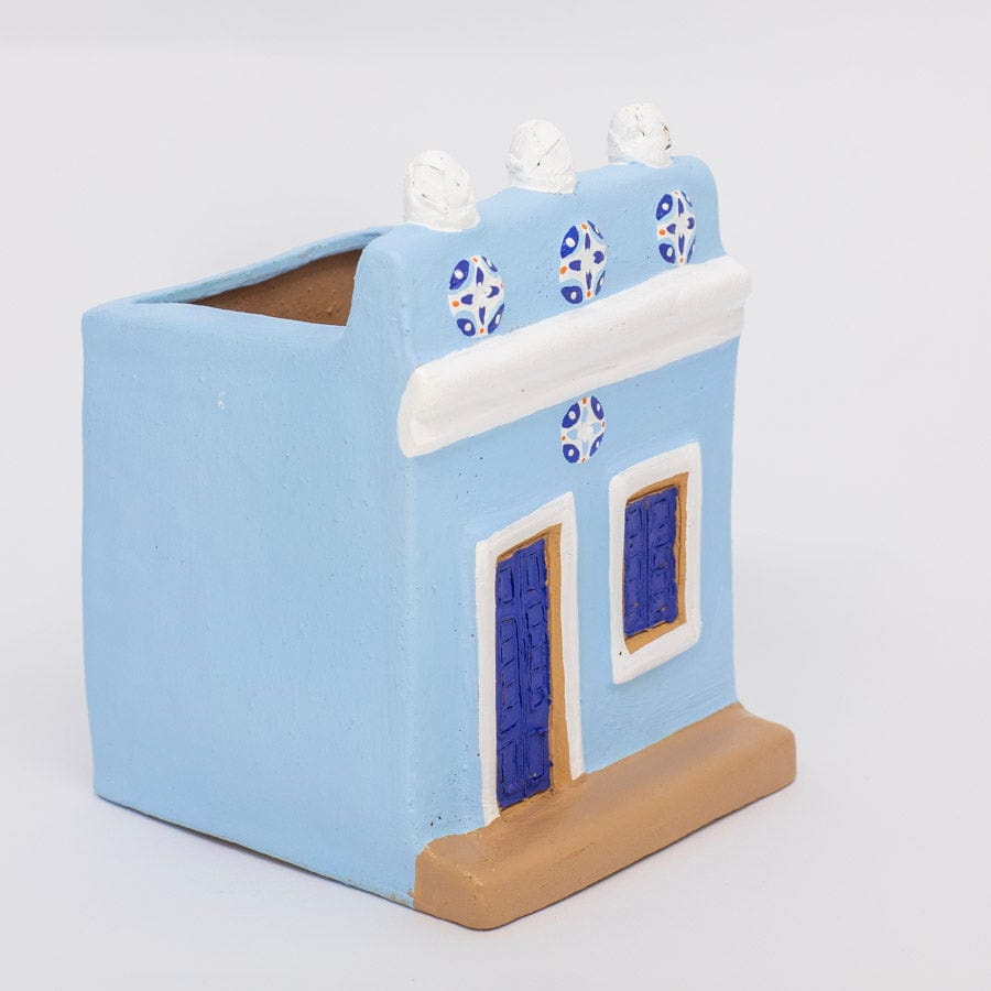 Vaso para Plantas Casario Bonsucesso Azul P