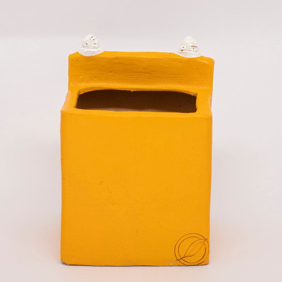 Vaso para Plantas Casario Ribeira Amarelo P