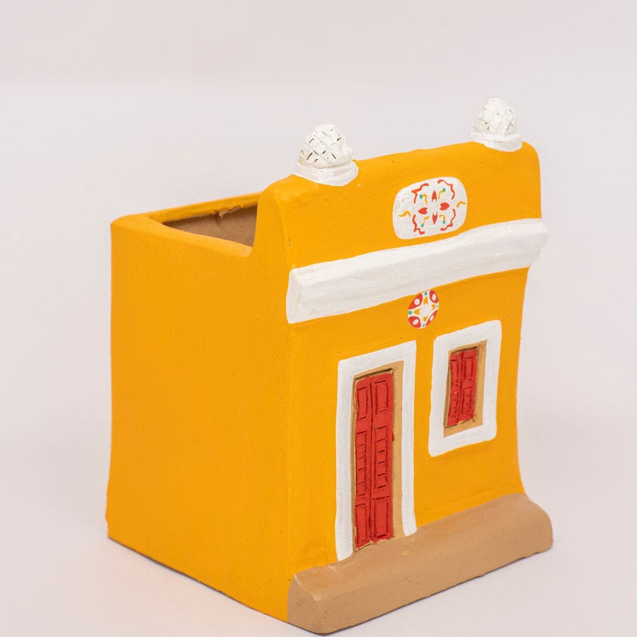 Vaso para Plantas Casario Ribeira Amarelo P