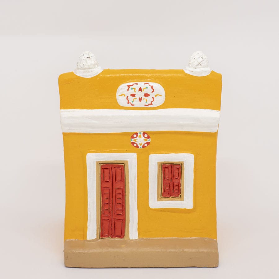 Vaso para Plantas Casario Ribeira Amarelo P