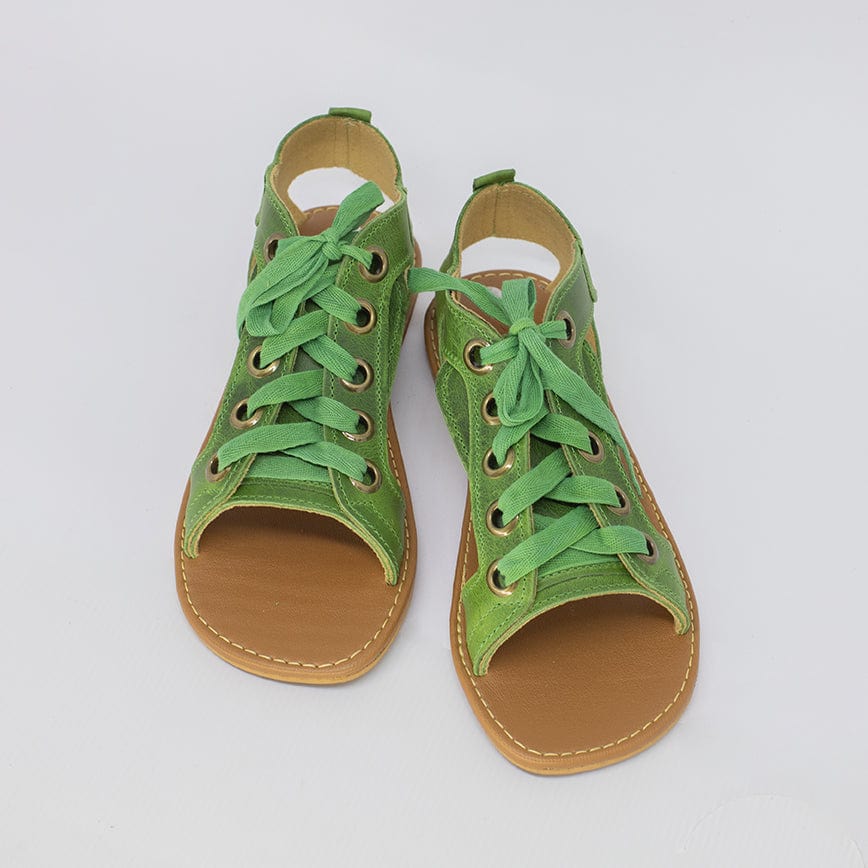 Sandalia rasteira verde a40