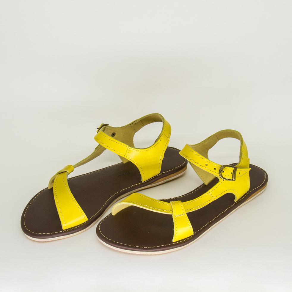 SANDÁLIA FV B-43 AMARELA Sandália Artes do Imaginario Brasileiro
