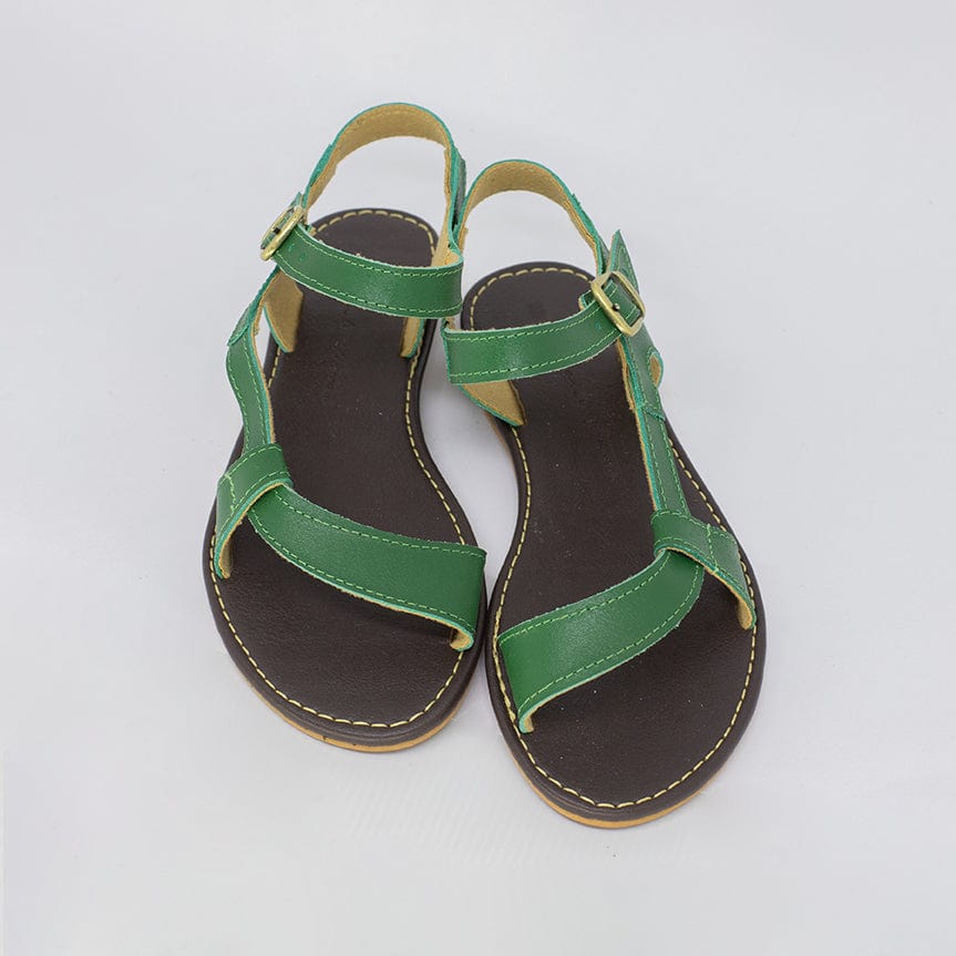 Sandália Rasteira Feminina Verde FV B-43
