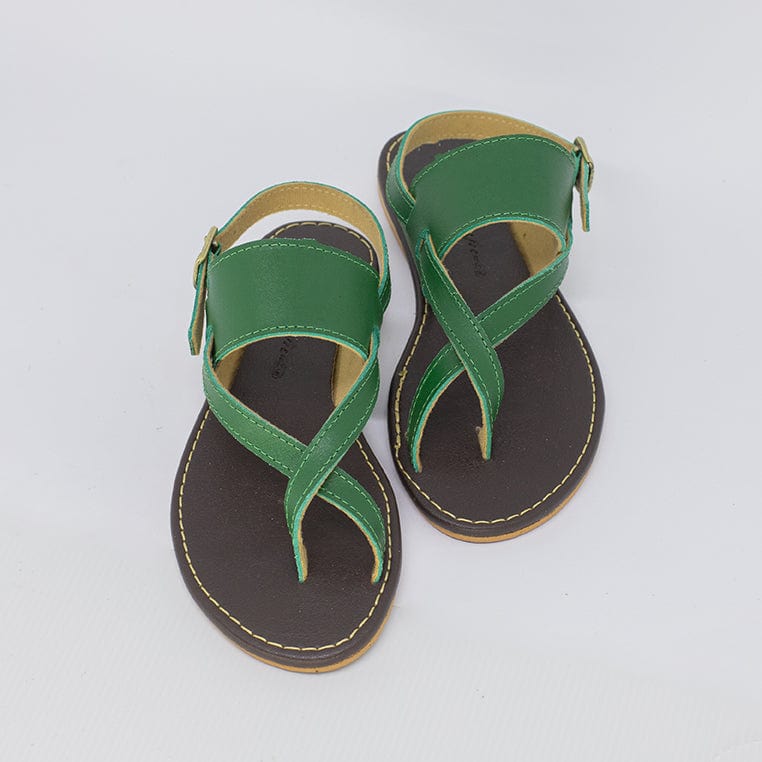 Sandália Rasteira Feminina Verde FV B-48