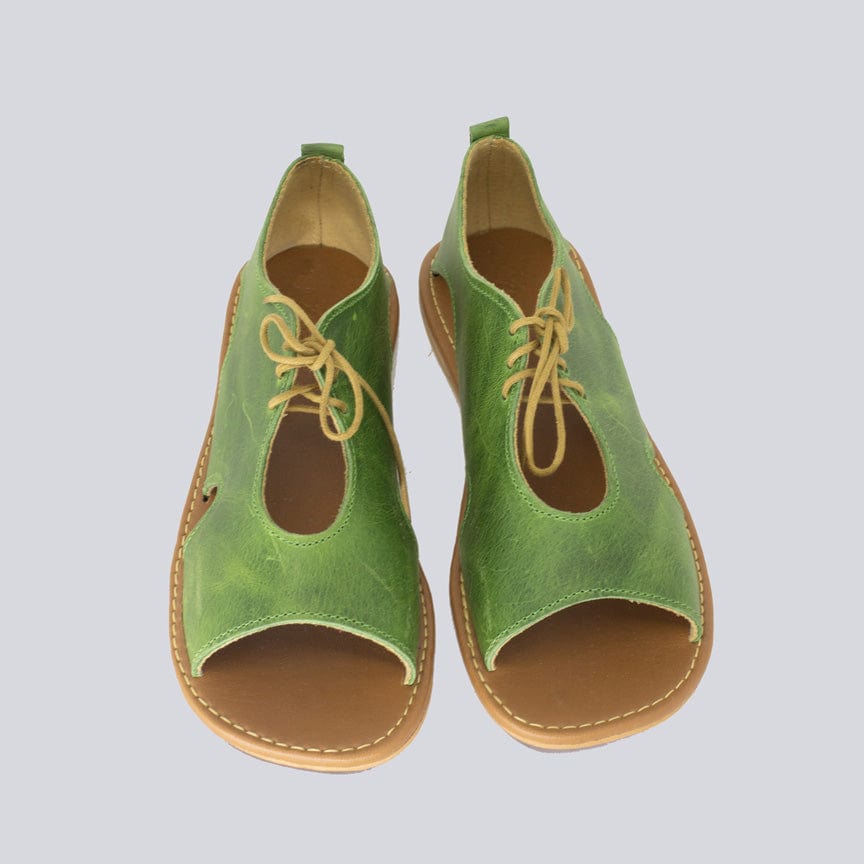 Sandália Rasteira Feminina Verde FV C-15