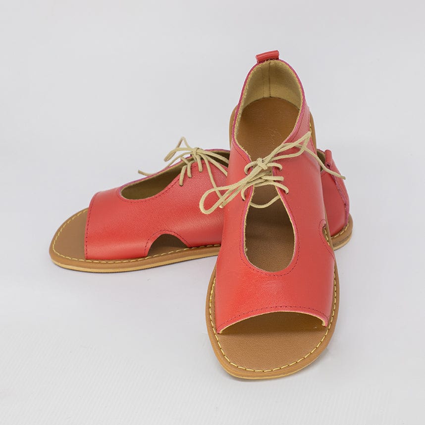 Sandália Rasteira Feminina Vermelho FV C-15