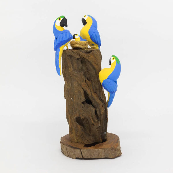 Escultura 3 Pássaros na Madeira 049