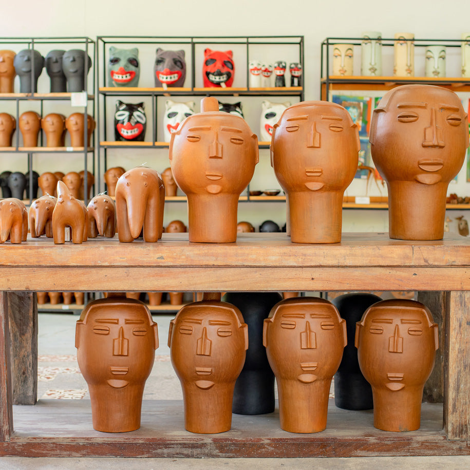 leões de nuca - artesanato nordestino