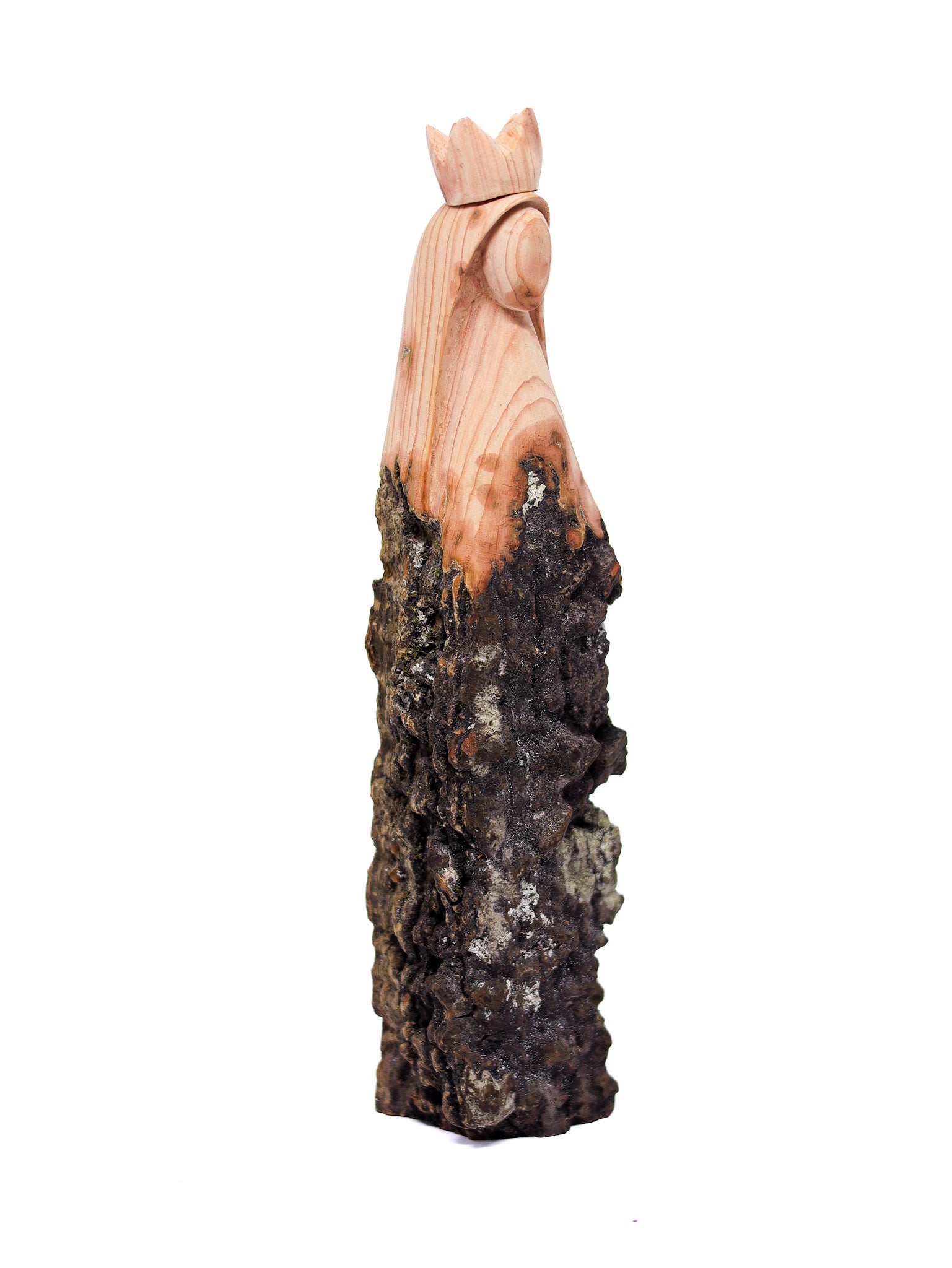 Escultura Santa Talhada na Madeira CMS P