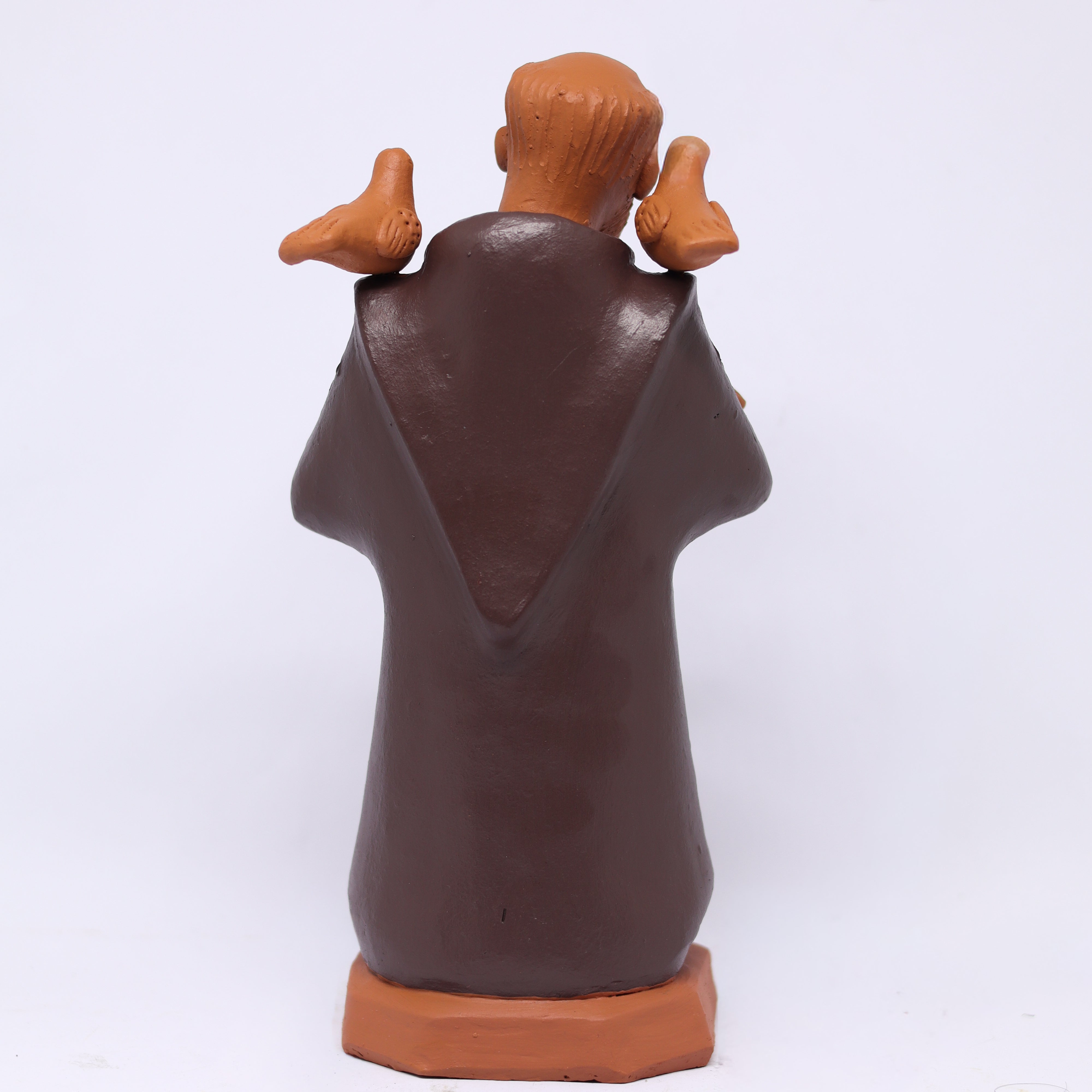 Escultura São Francisco em Barro