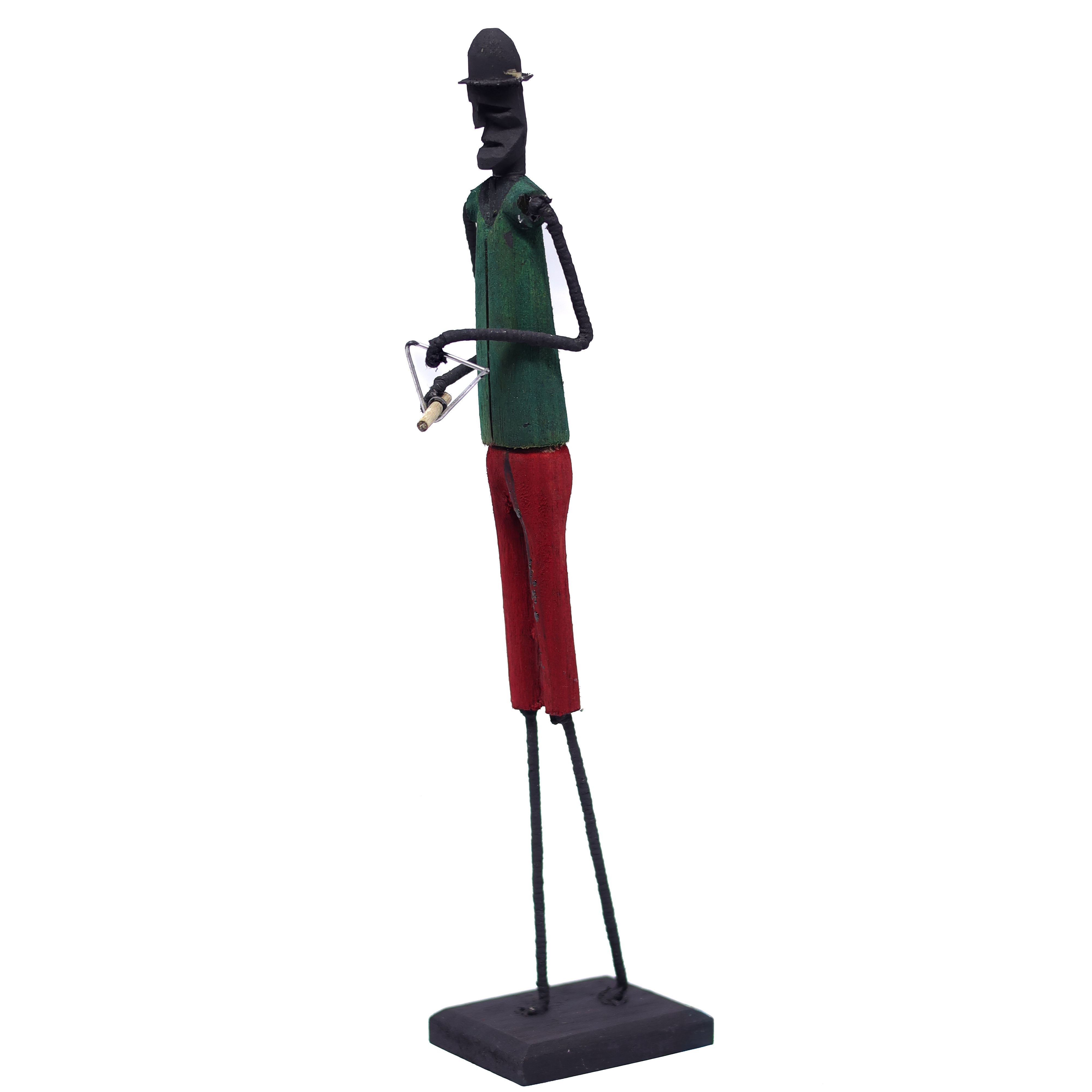 Escultura Madeira e Arame 120