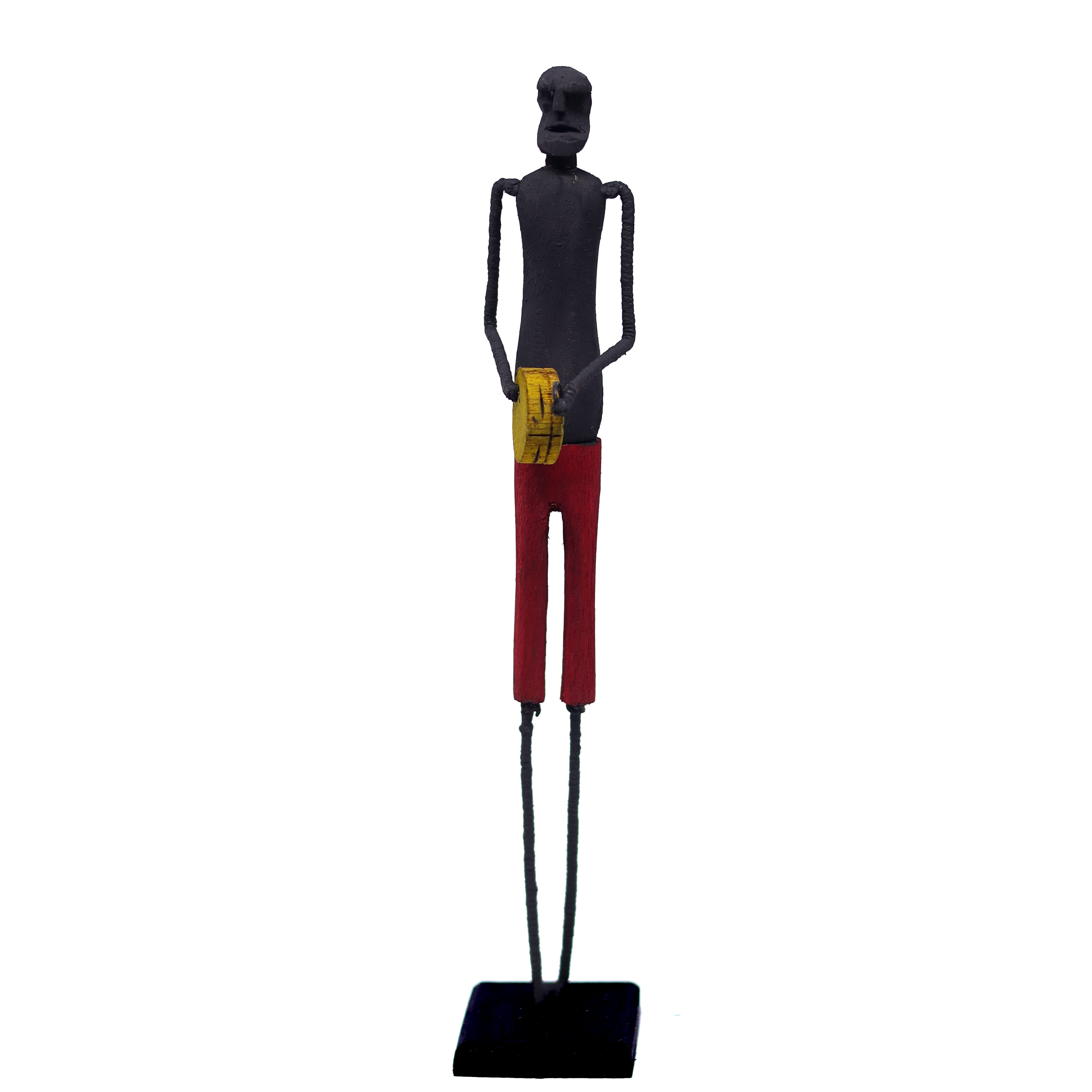 Escultura Madeira e Arame 123