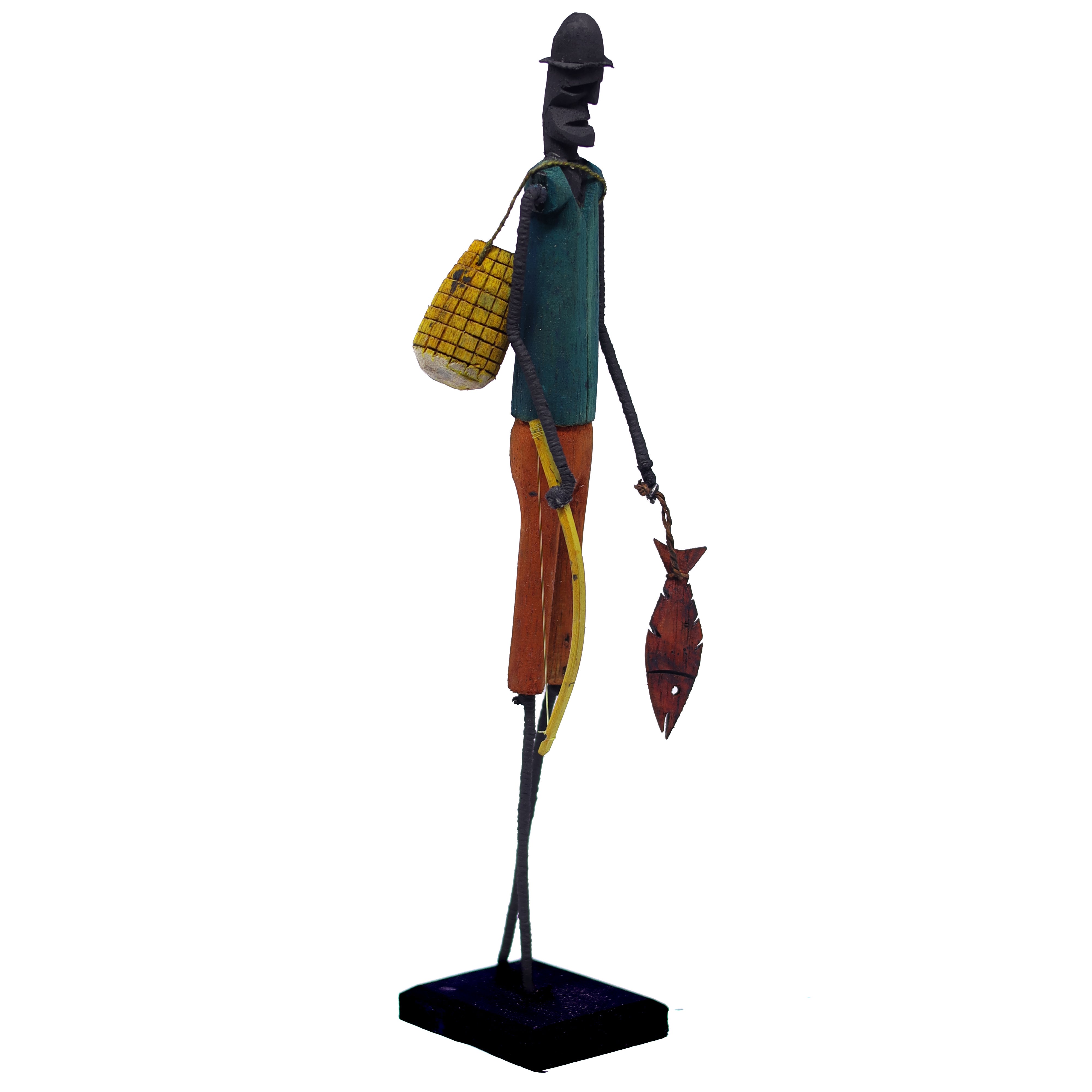 Escultura Madeira e Arame 129