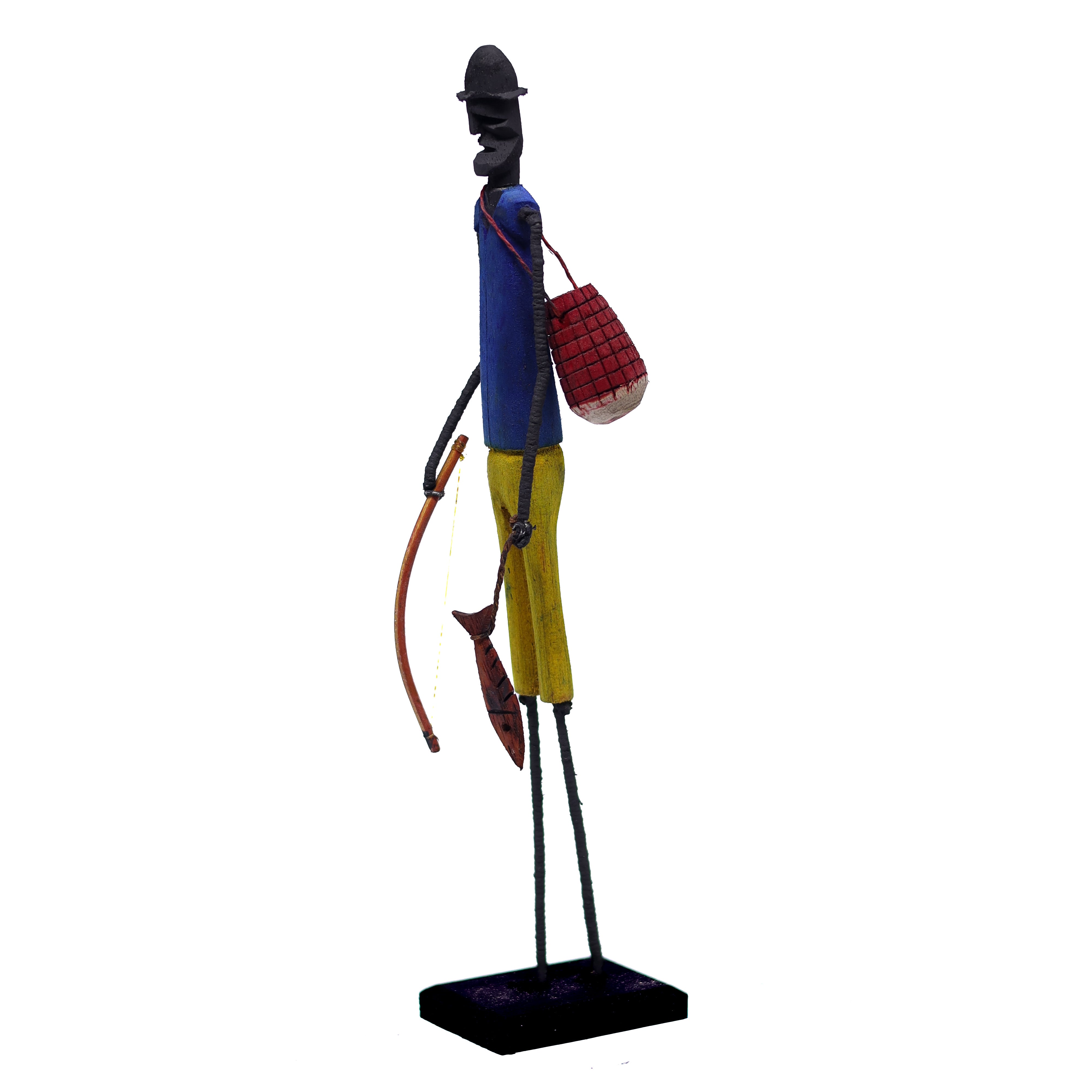 Escultura Madeira e Arame 177