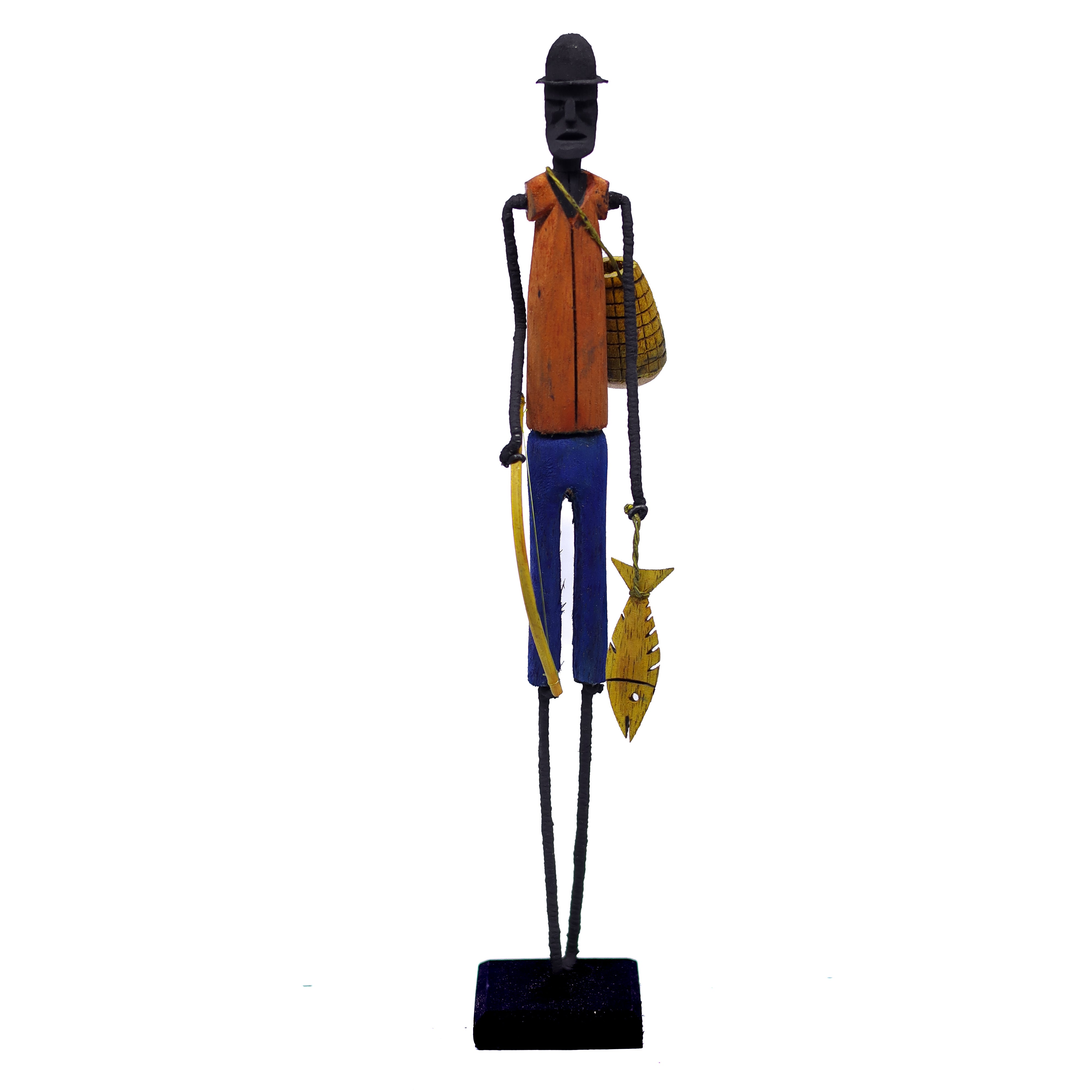 Escultura Madeira e Arame 178