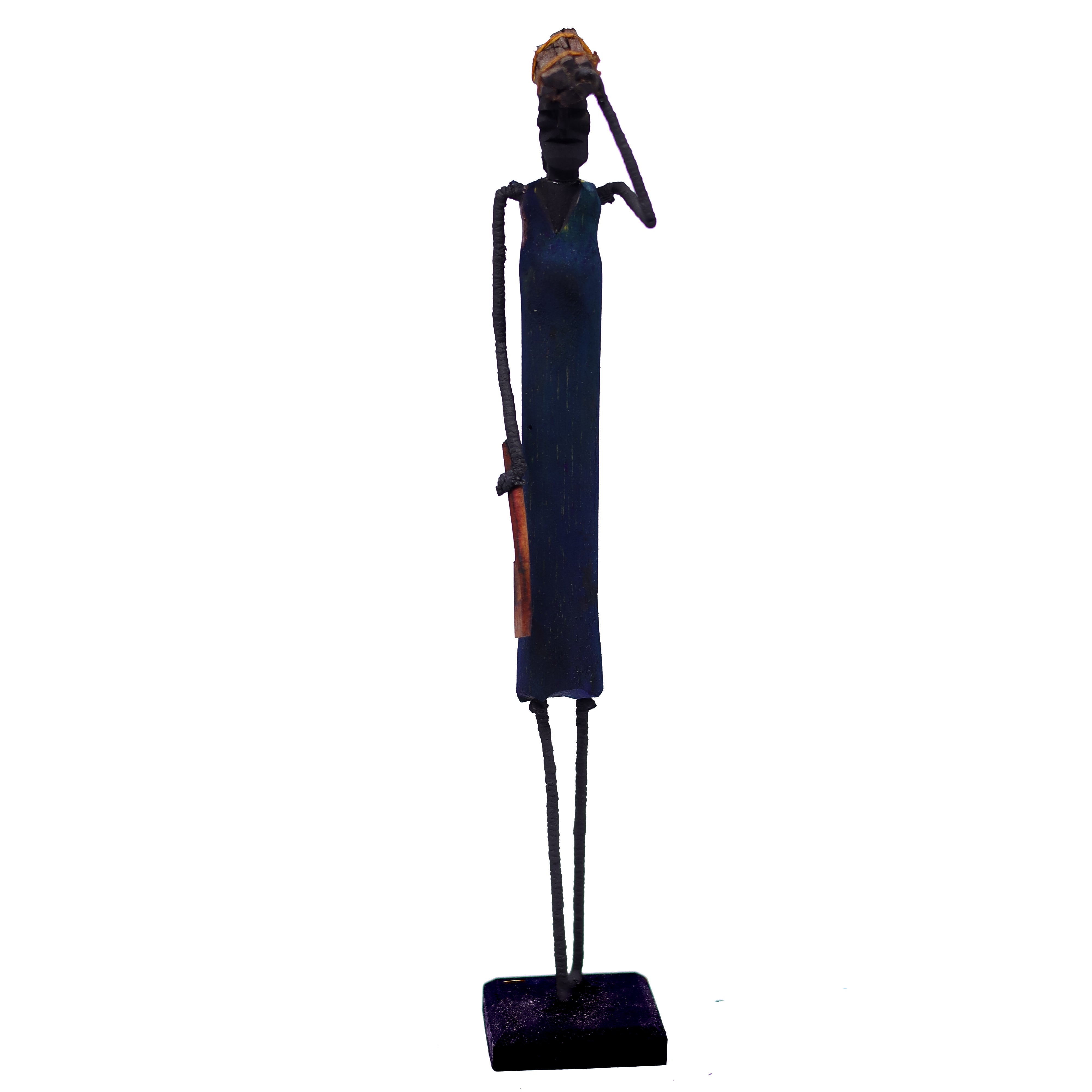 Escultura Madeira e Arame 113