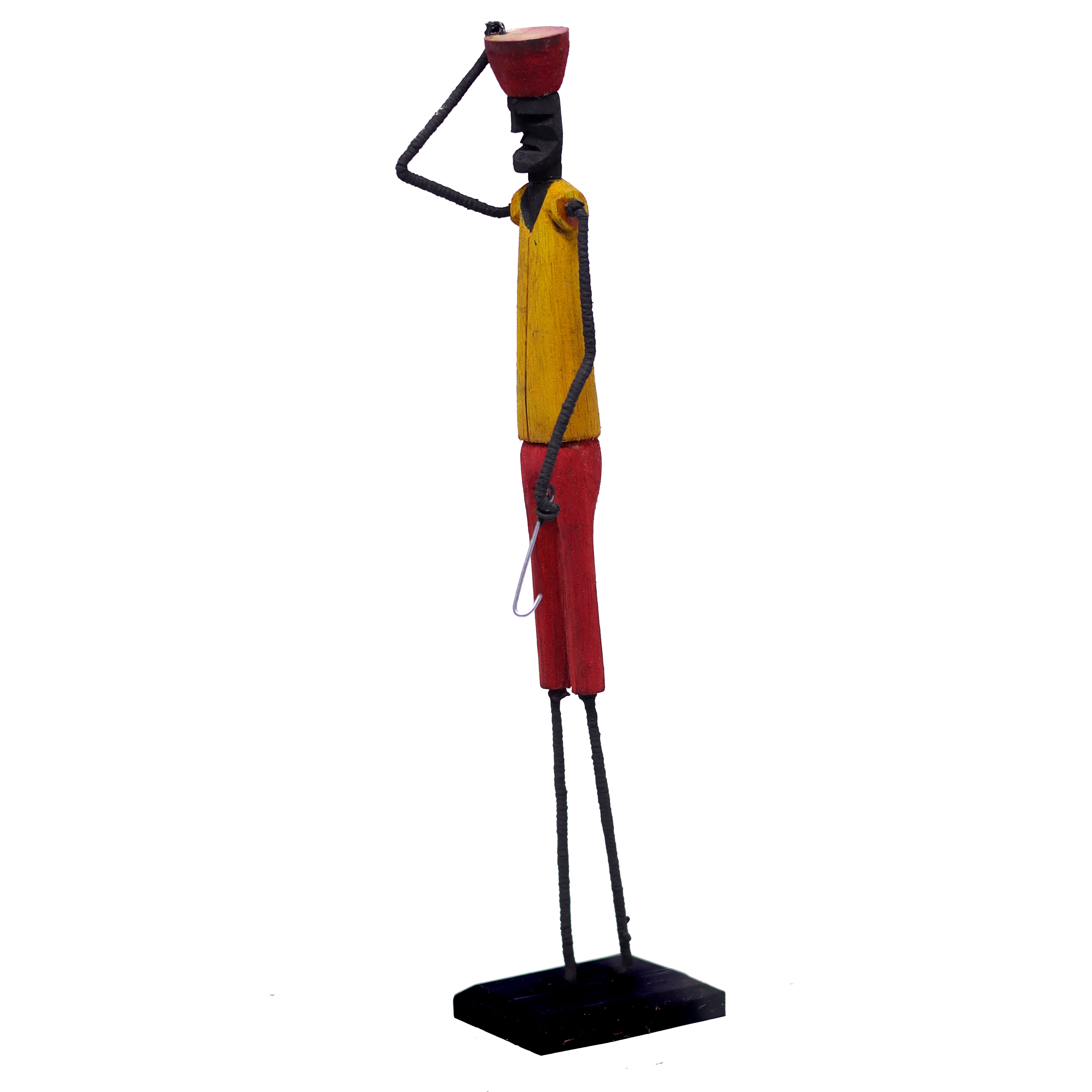 Escultura Madeira e Arame 196