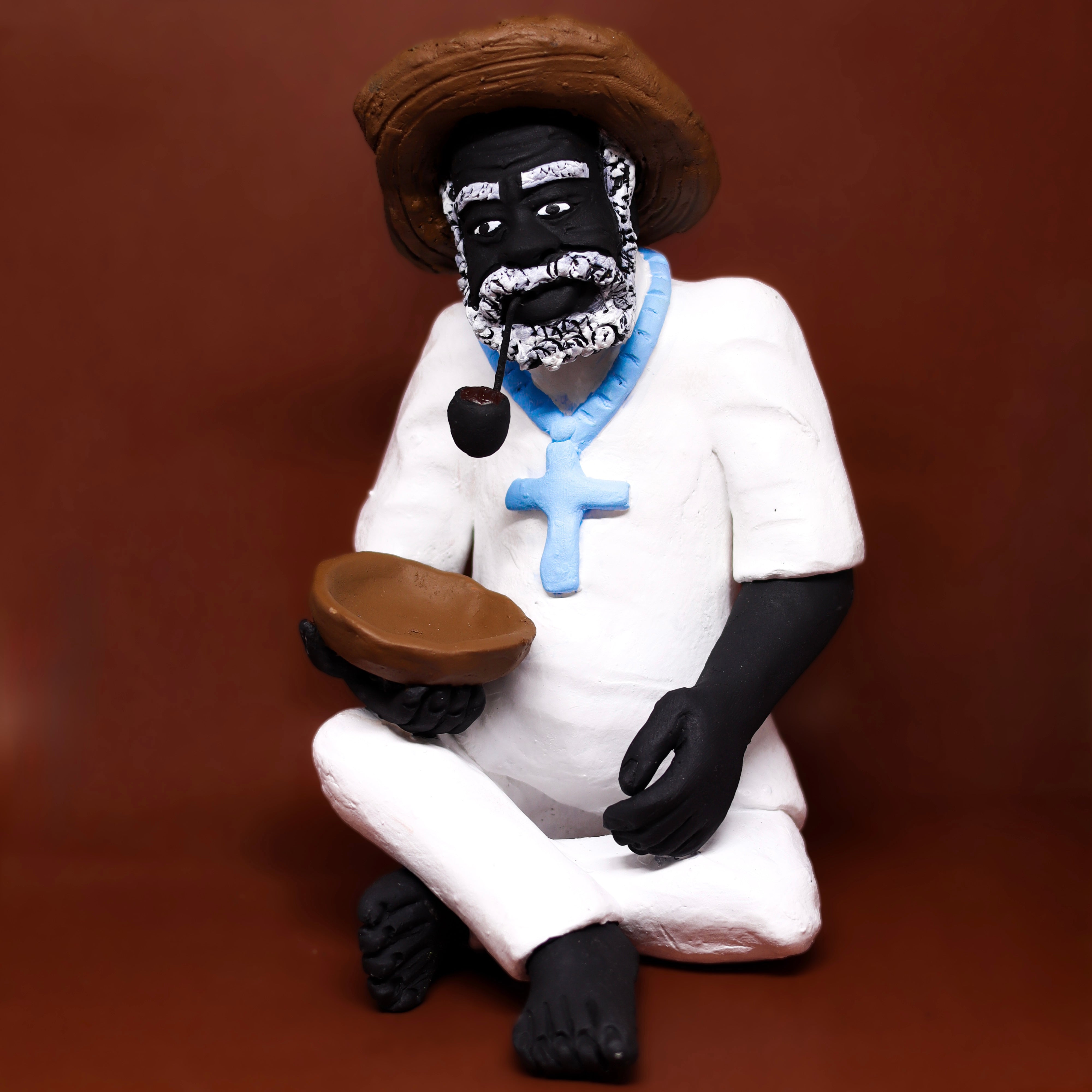 Imagem Preto Velho em Cerâmica