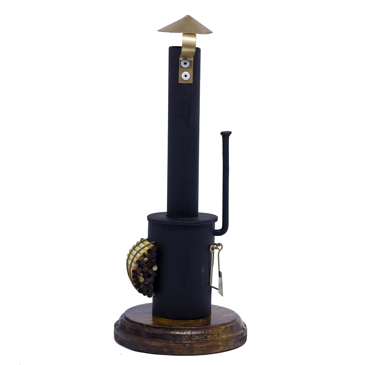 Incensário em Preto Fosco