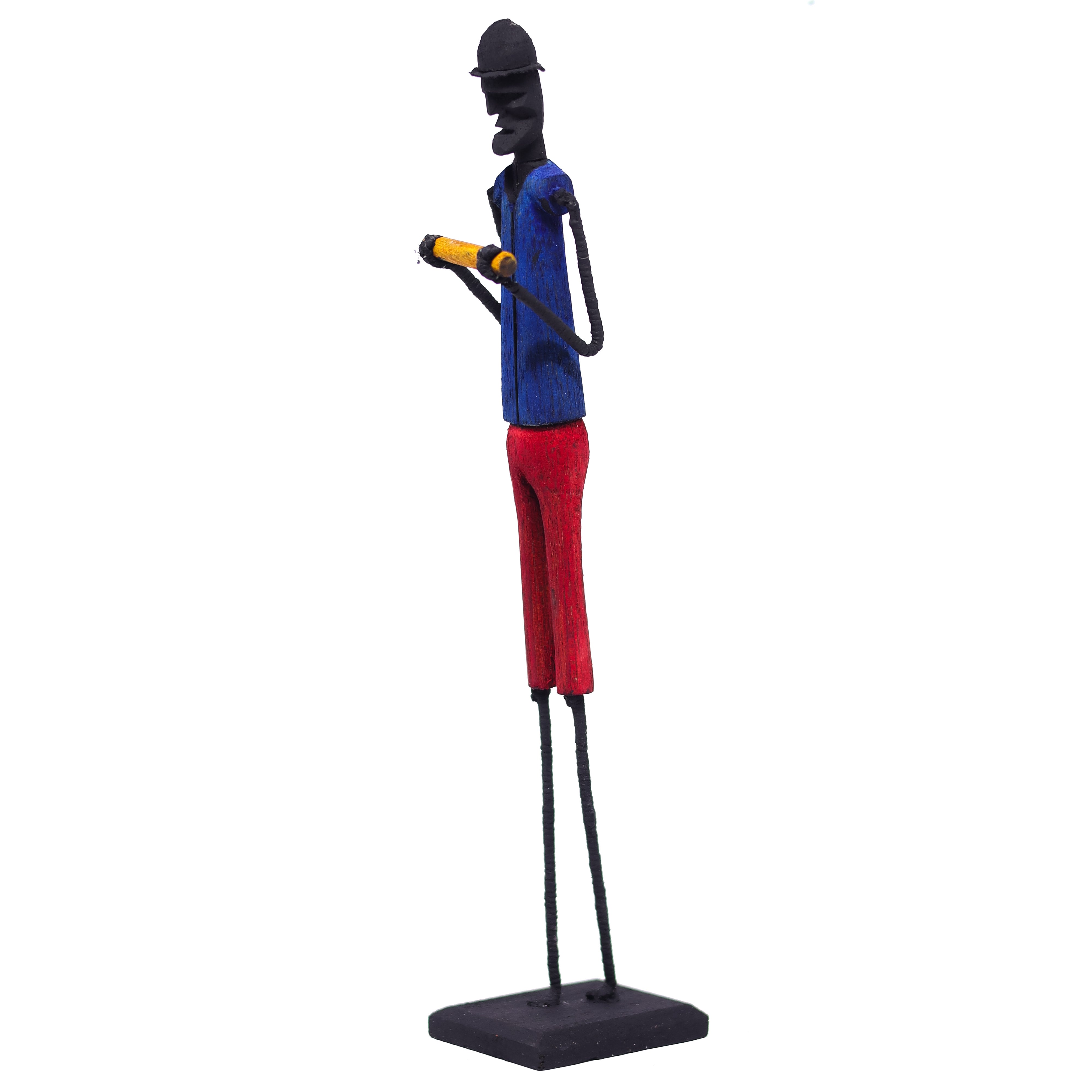 Escultura Madeira e Arame 21