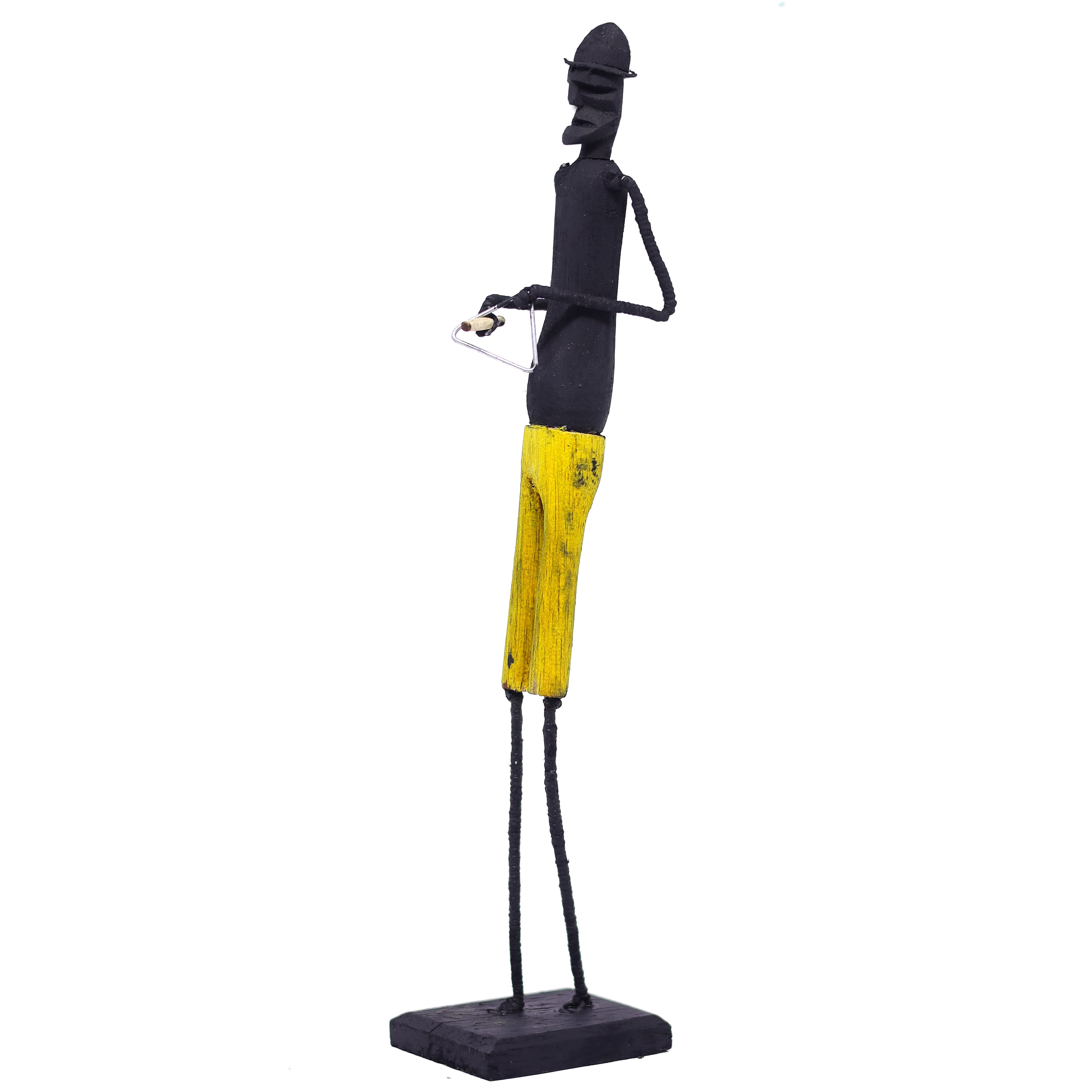 Escultura Madeira e Arame 55