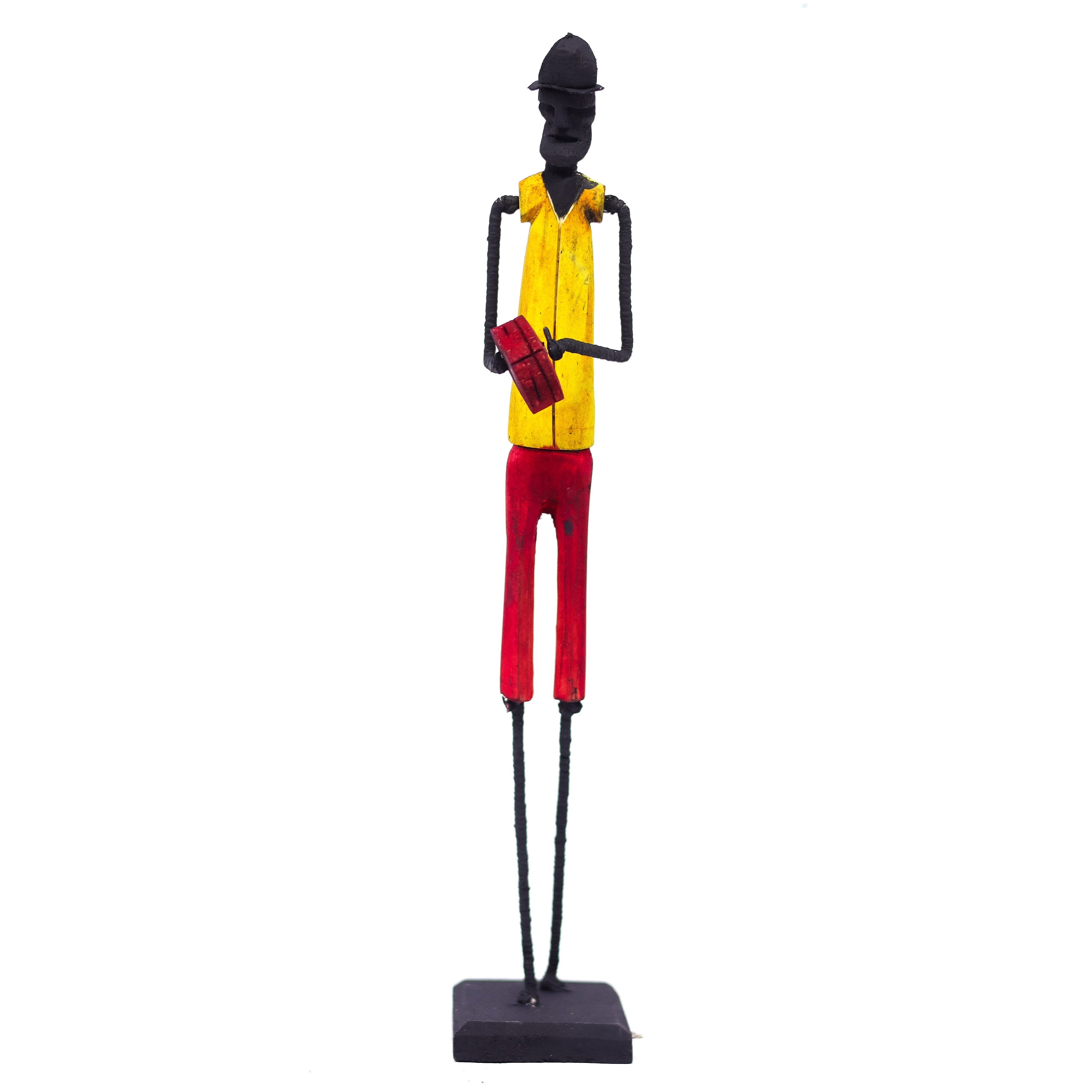 Escultura Madeira e Arame 40