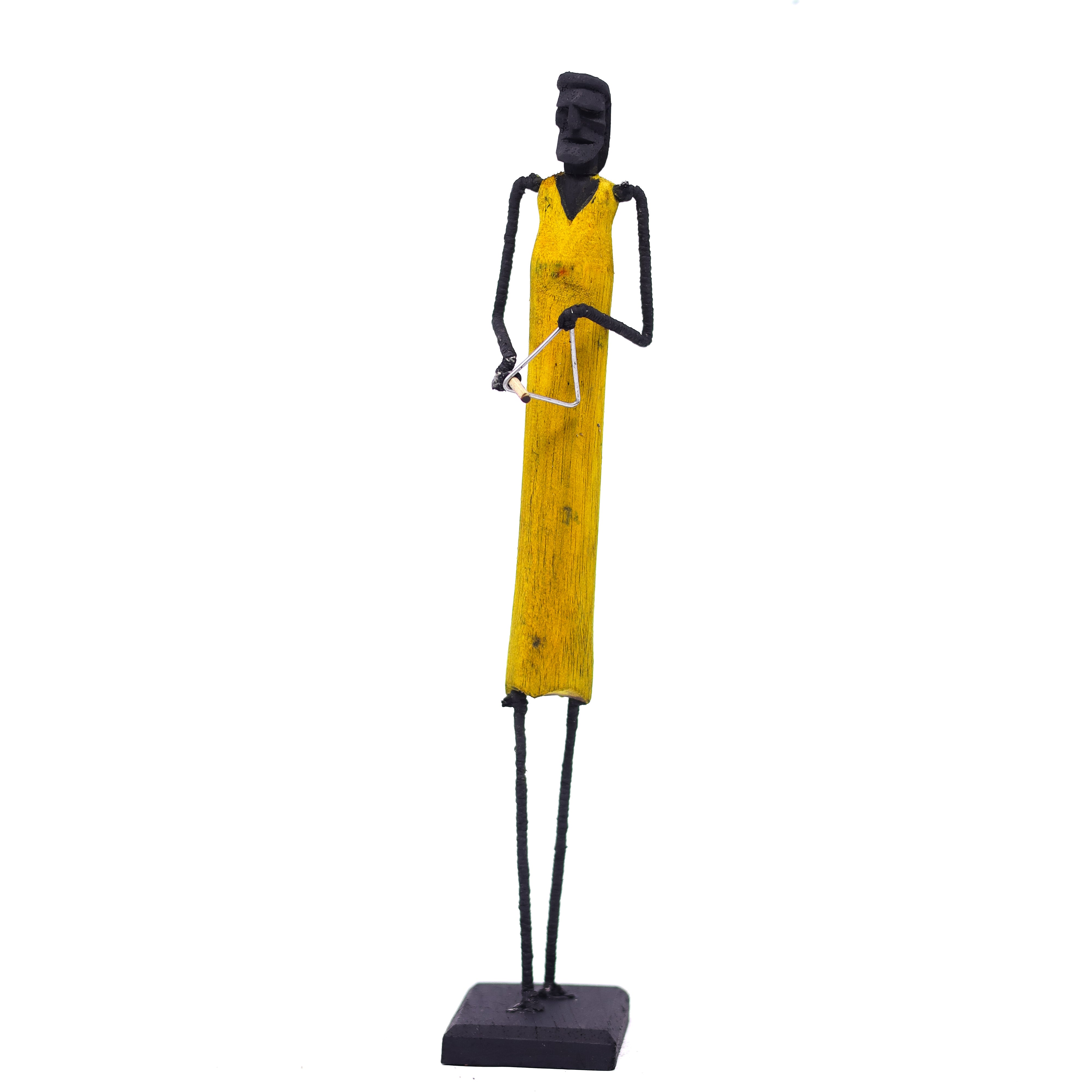 Escultura Madeira e Arame 42