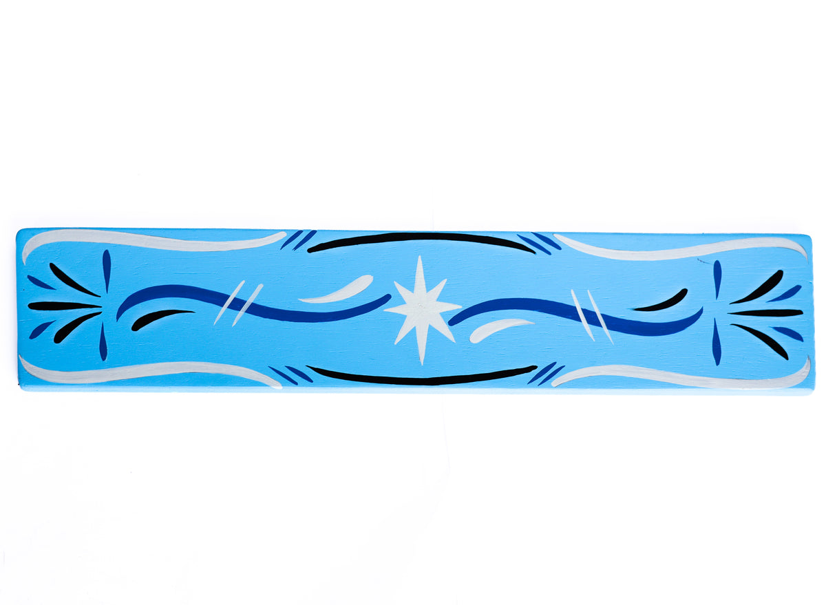 Placa Filete Azul 11 X 55