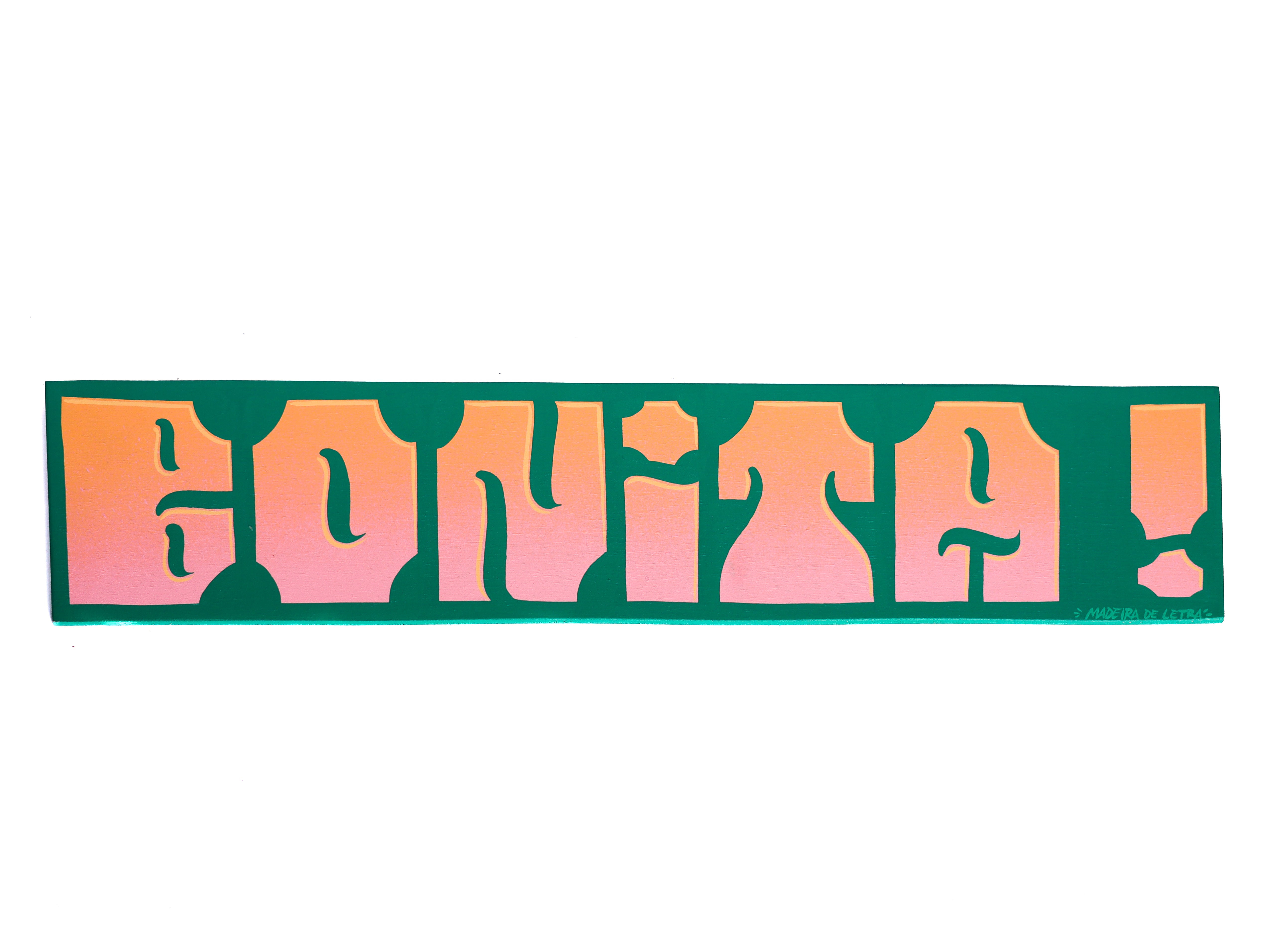 Placa Bonita 11 X 55