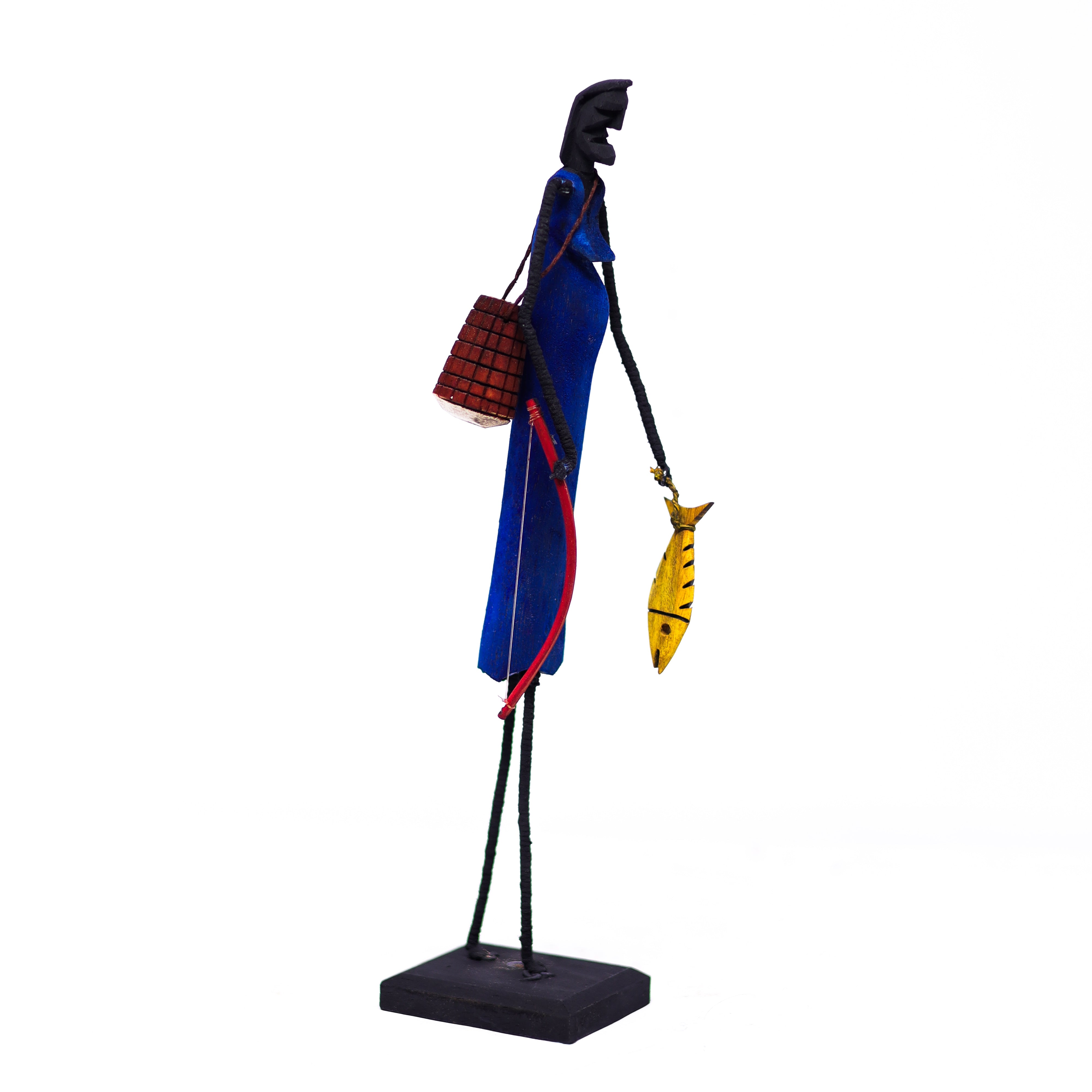 Escultura Madeira e Arame 245