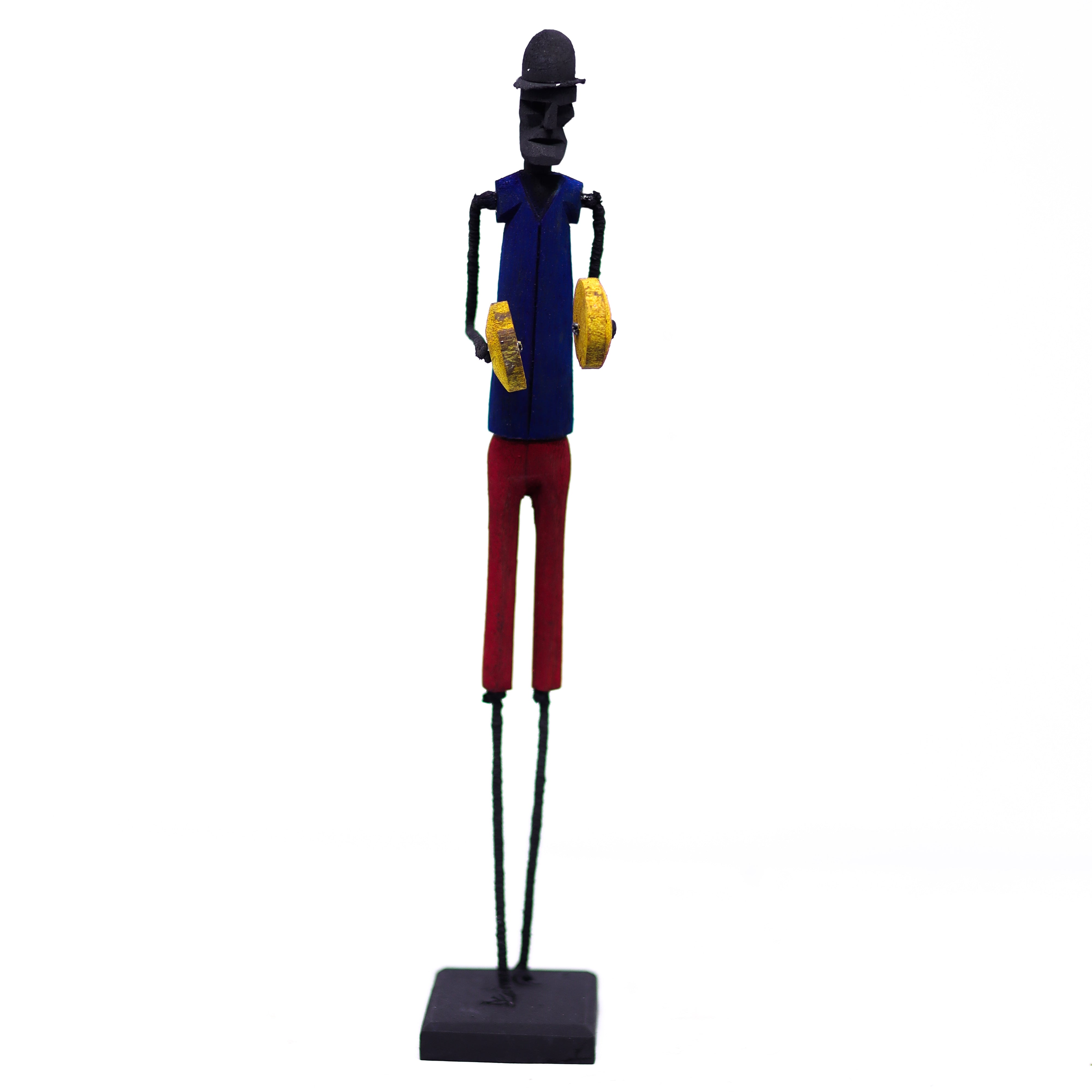Escultura Madeira e Arame 220